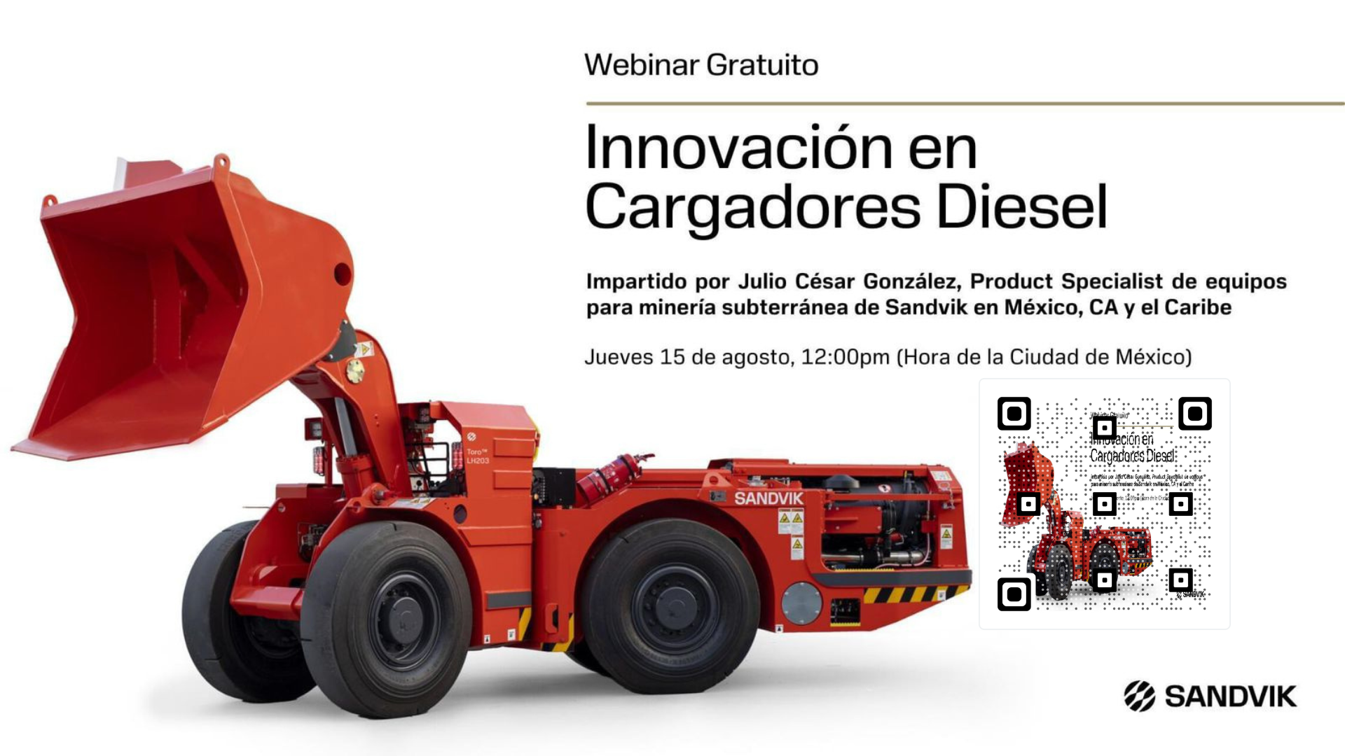 Webinar gratuito "Innovación en Cargadores Diesel"