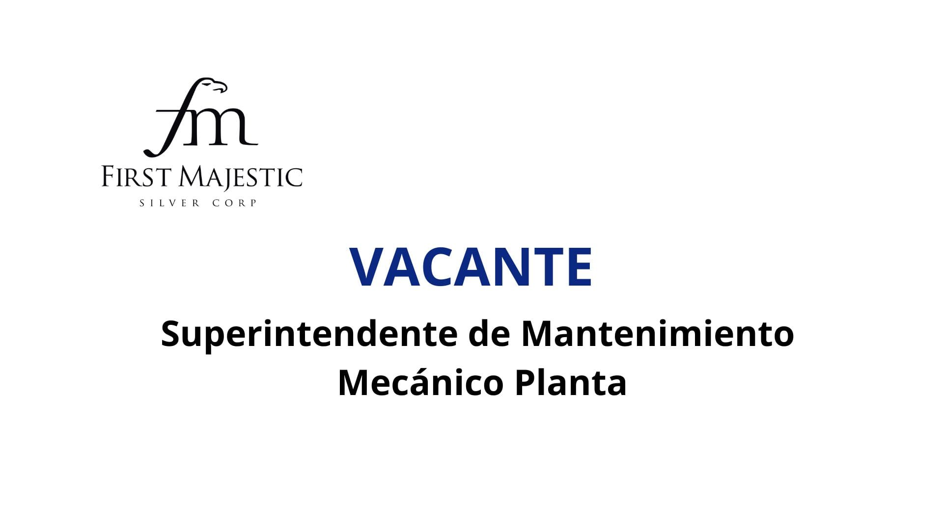 Job Opportunity First Majestic