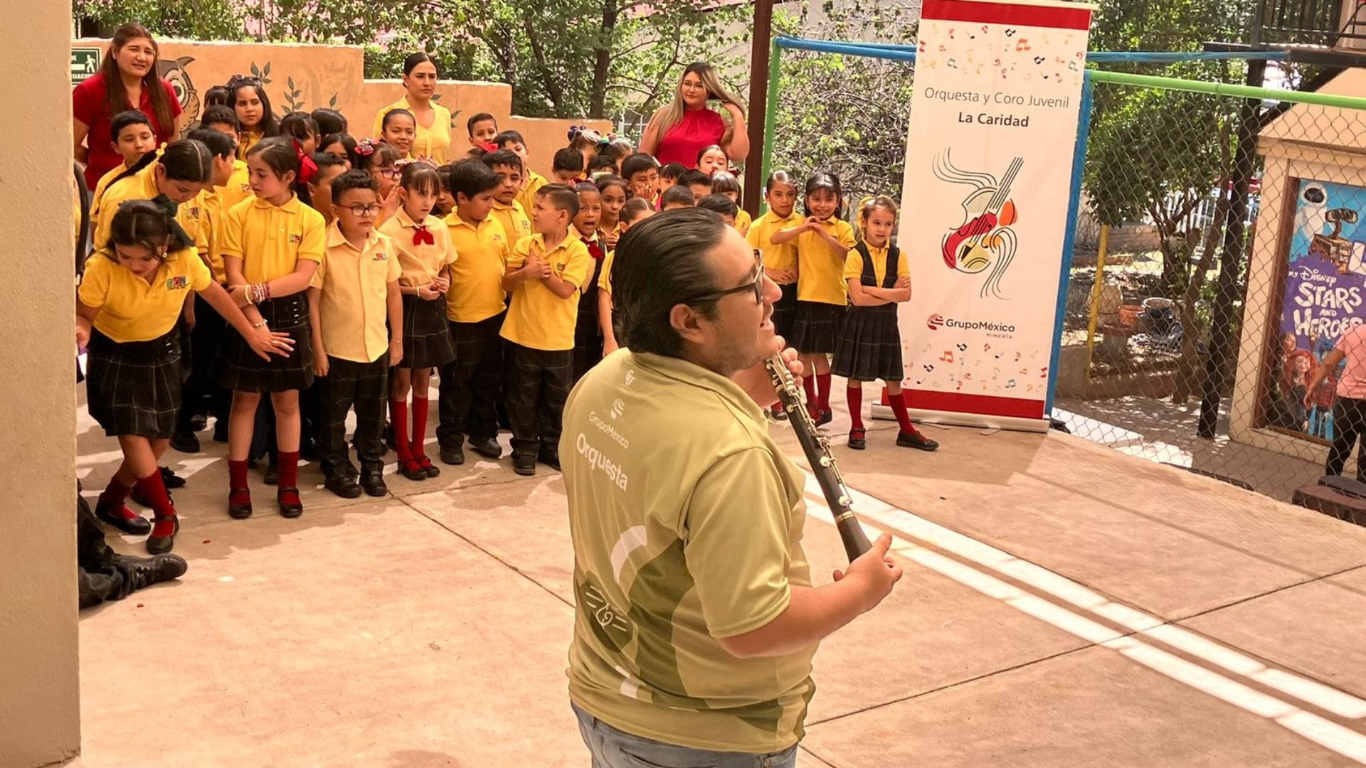 Visitas Educativas En Nacozari Promueven El Programa De Coro Y Orquesta Juvenil