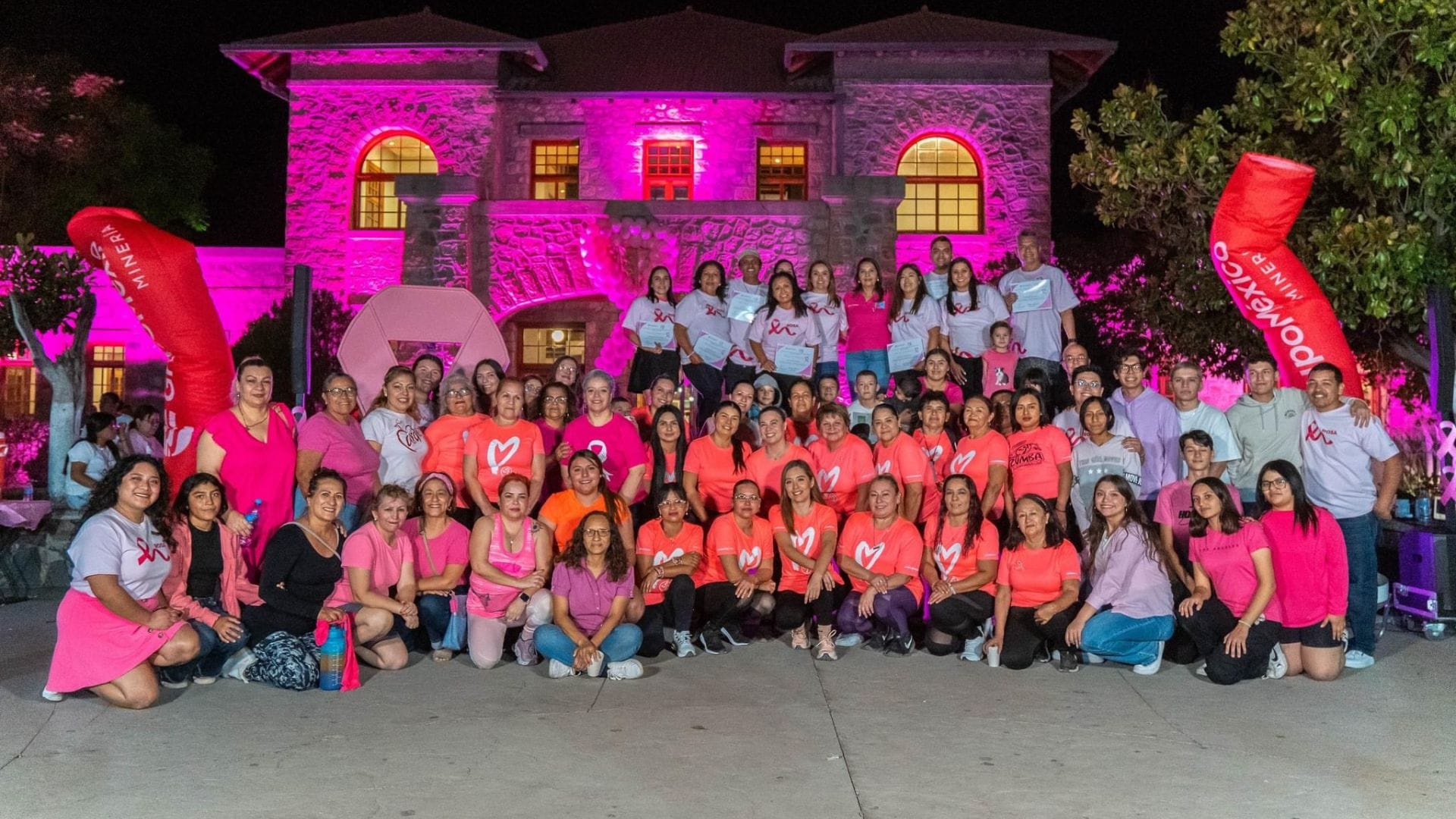 Caminata Rosa en Nacozari une a la comunidad en la lucha contra el cáncer de mama