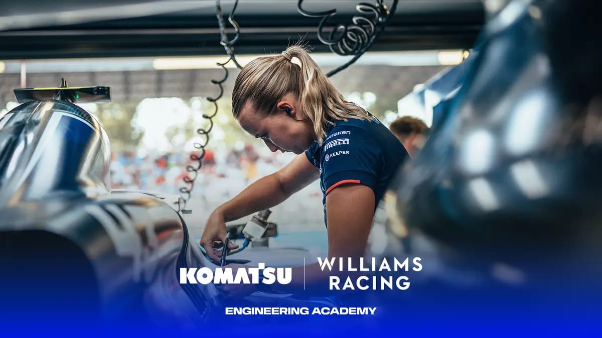 Komatsu and Williams F1 launch Engineering Academy to foster STEM talents