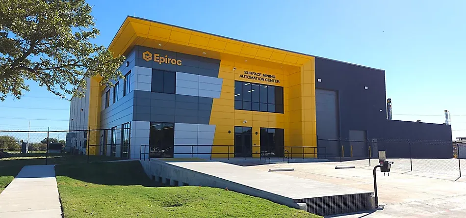 Epiroc inaugura centro de automatización de minería de superficie en Garland, Texas.