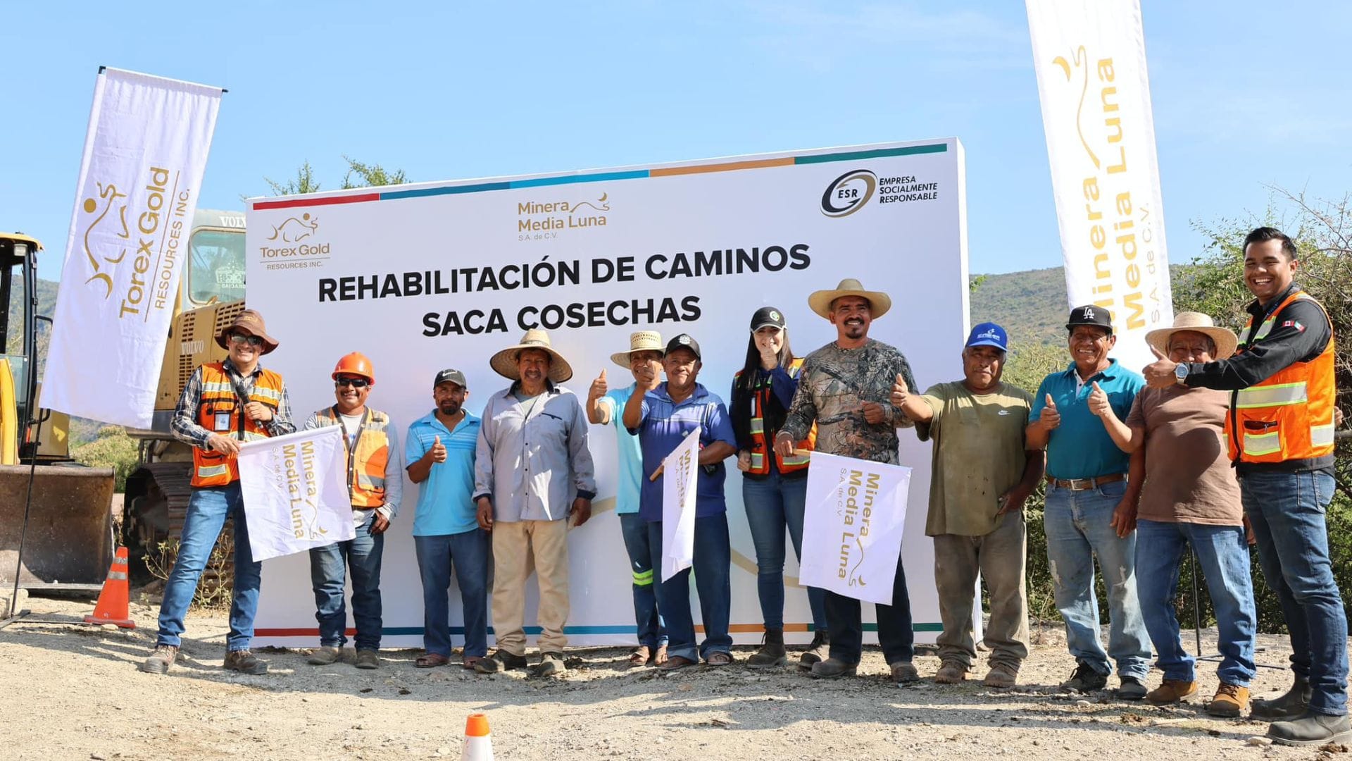 Torex Gold impulsa la agricultura local con rehabilitación de caminos en Cocula