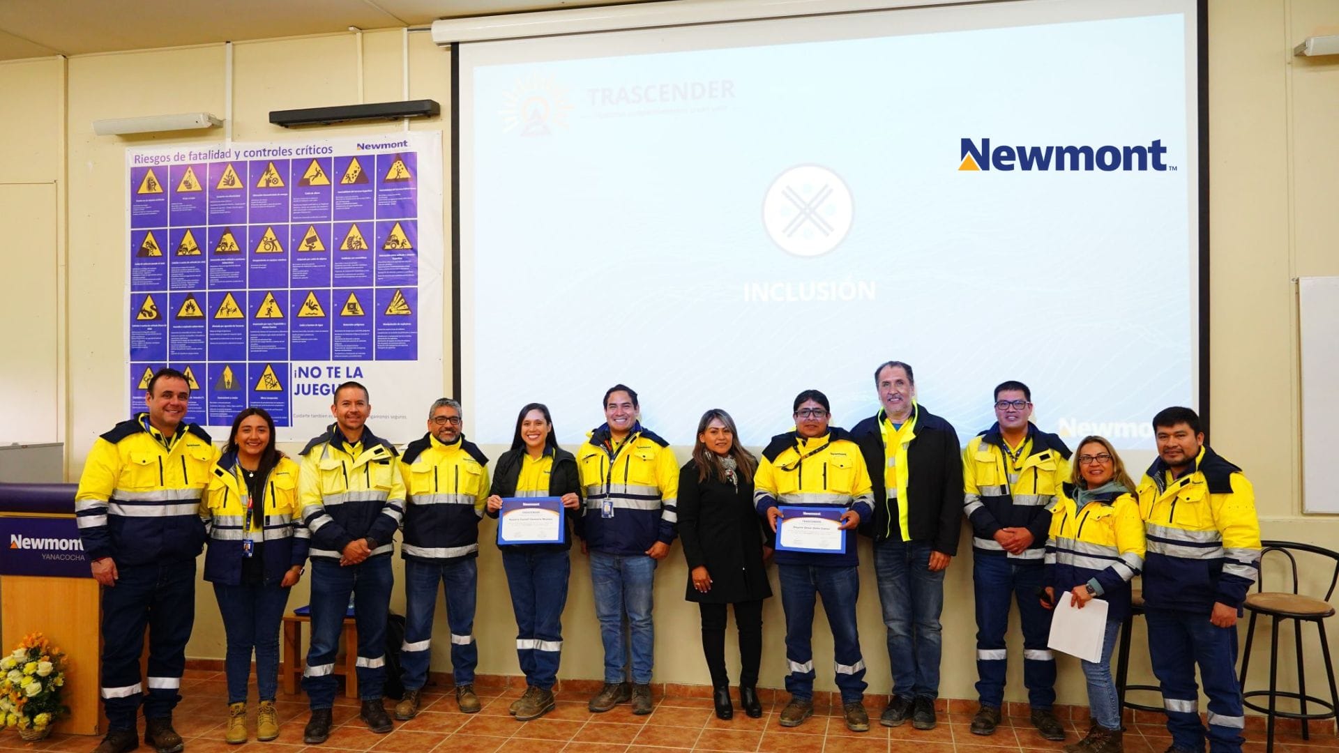 Newmont Yanacocha celebra la 2ª Ceremonia de reconocimiento del programa Trascender 2024