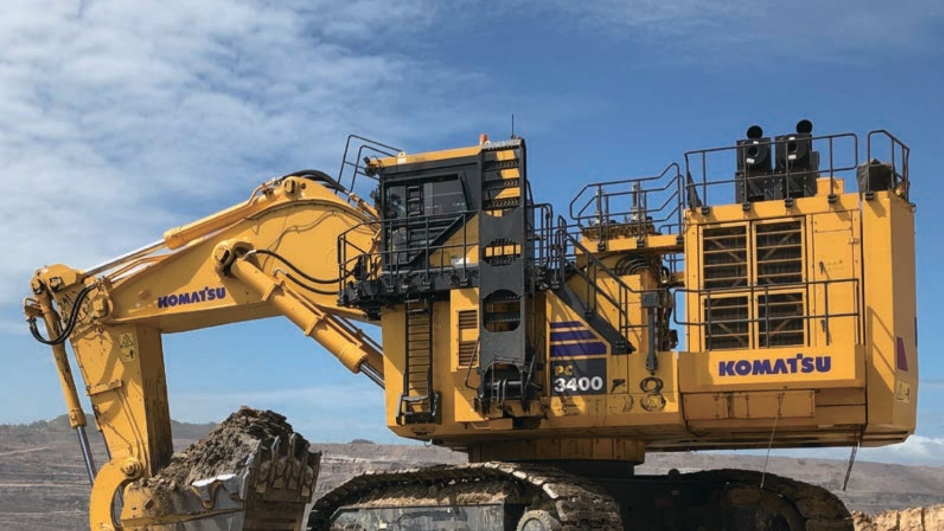 Komatsu PC 3400-11 productividad y eficiencia de combustible