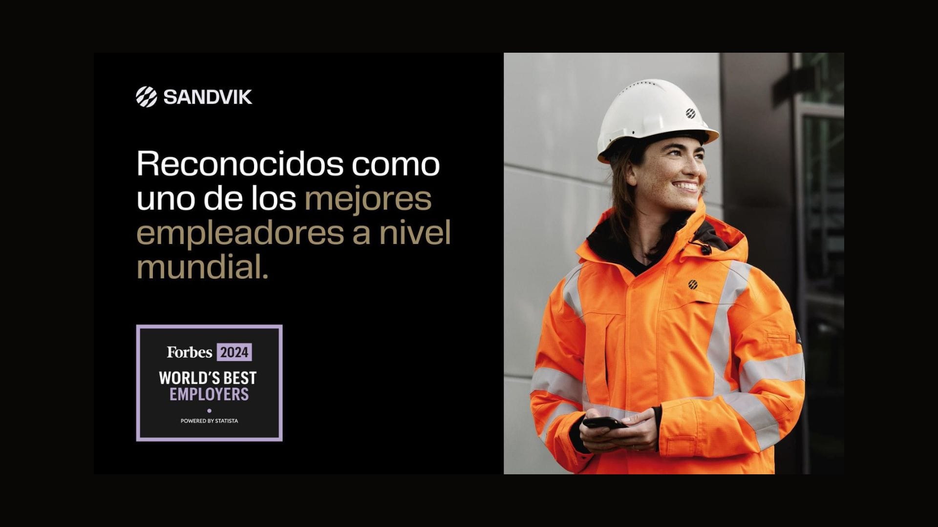 Sandvik en el lugar 44 del World’s Best Employers 2024