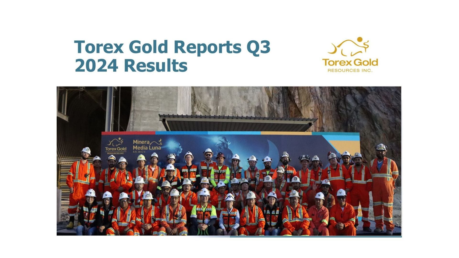 Torex Gold logra sólidos resultados operativos y financieros en el tercer trimestre