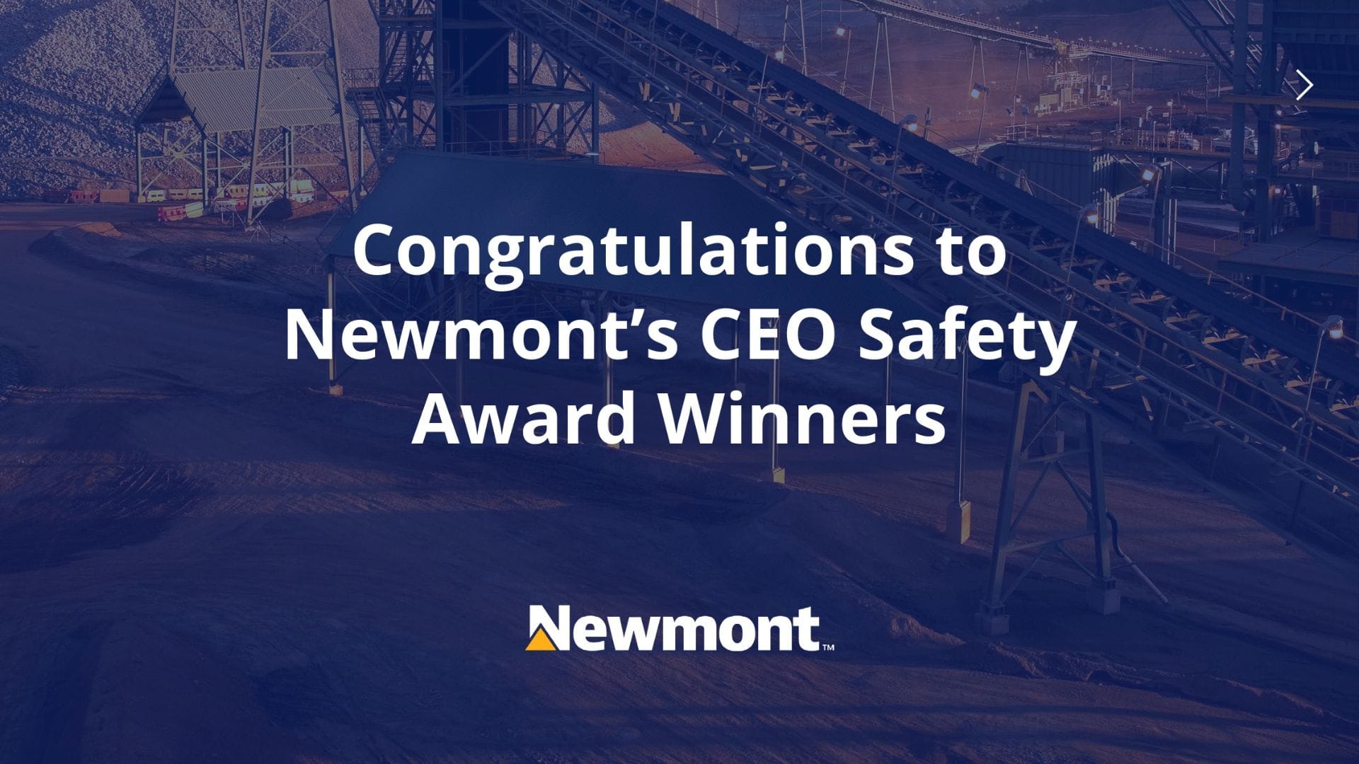 Newmont Reconoce la Excelencia en Seguridad con los Premios CEO Safety Awards