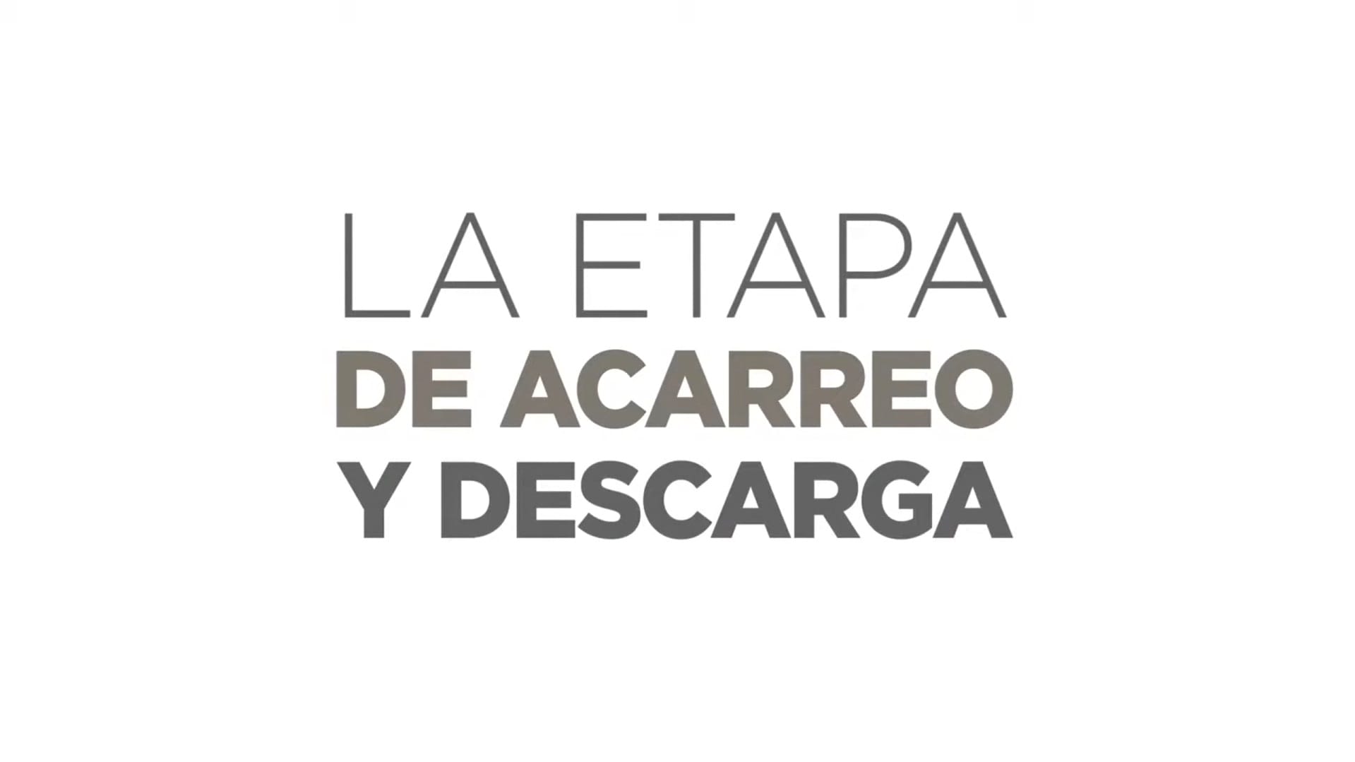 La Etapa de Acarreo o Transporte y Descarga en Minería.