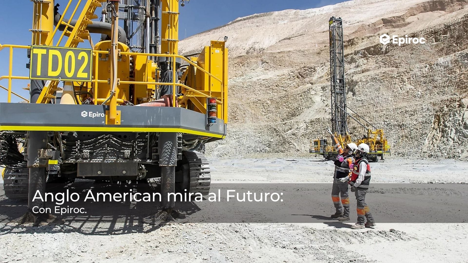 Anglo American mira al futuro con Epiroc.