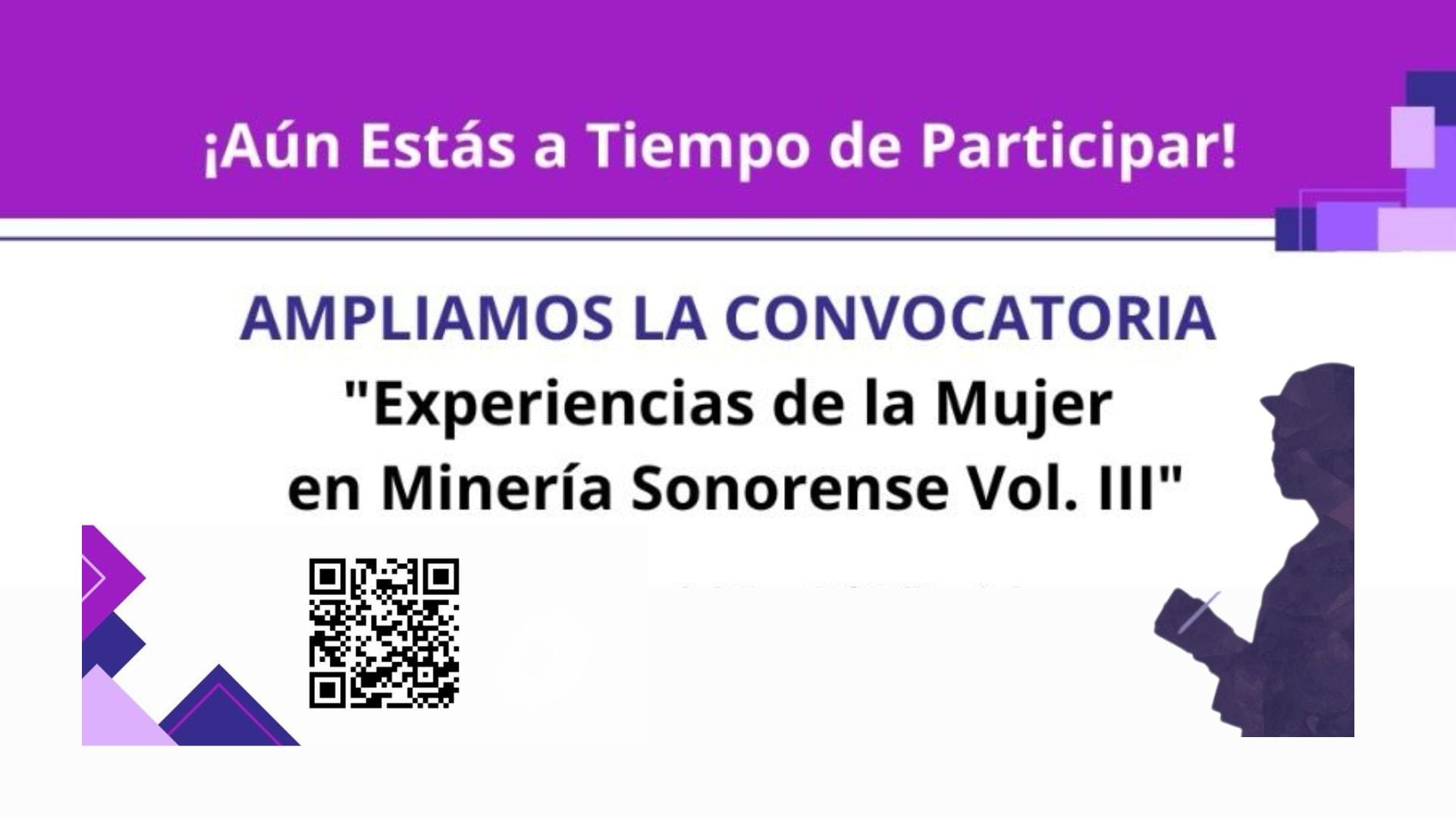 Convocatoria: Experiencias de Mujer en Minería Sonorense Volumen III