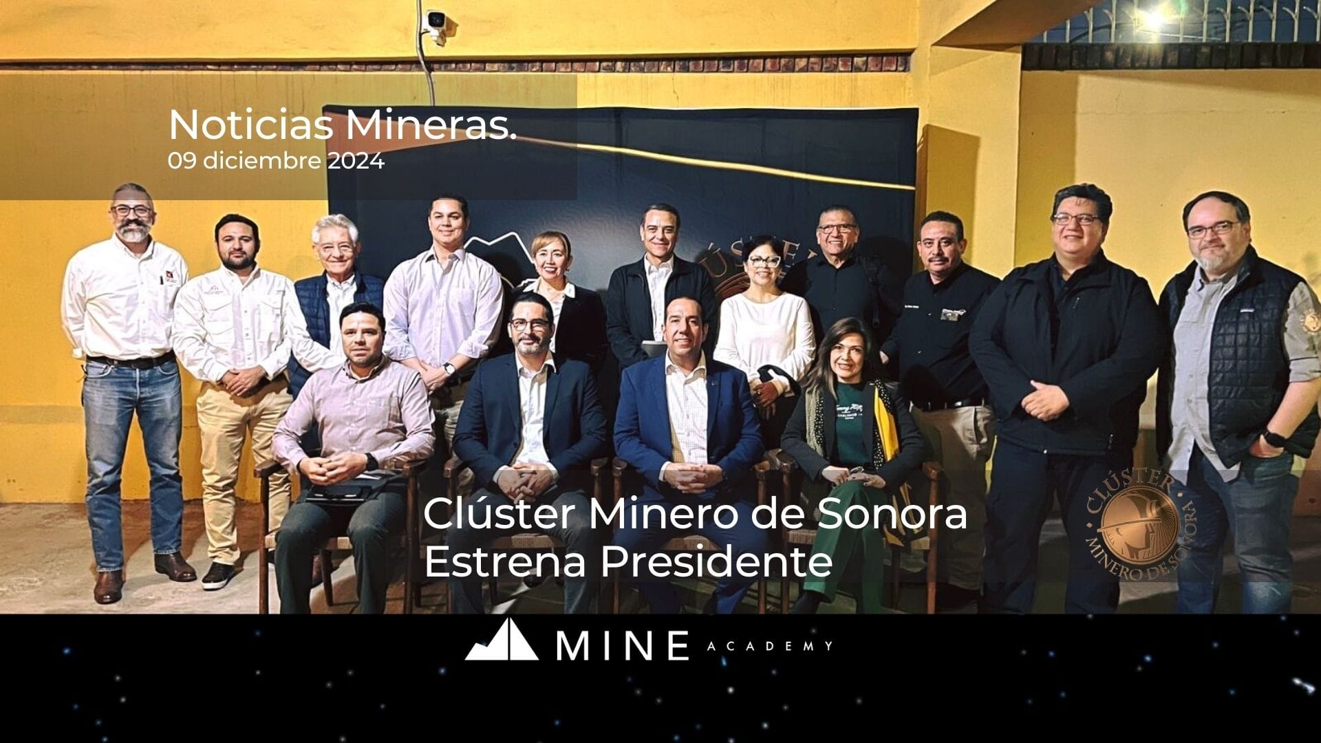 Noticias mineras 9 diciembre 2024, presentadas por SilverCrest, las Chispas en Sello WiM