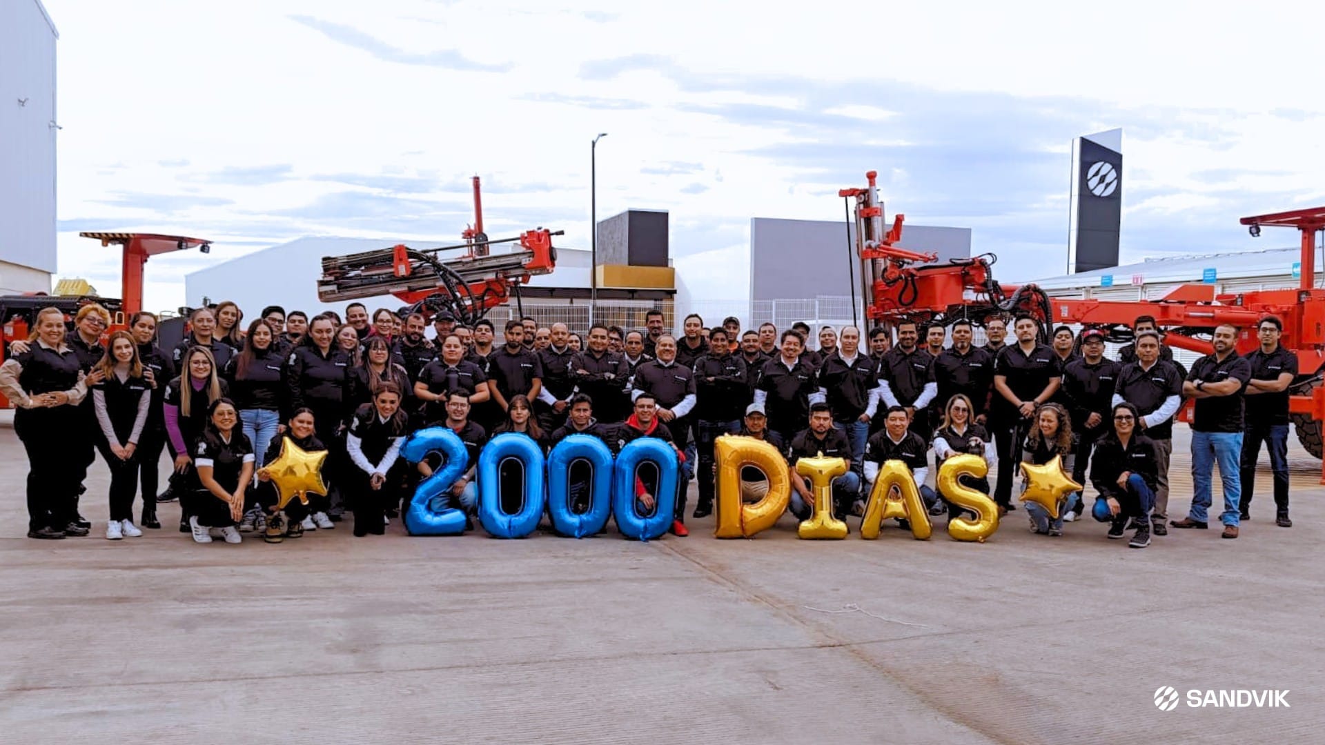 Celebra el Centro de Servicios Sandvik de Zacatecas 2 mil Días Sin Accidentes