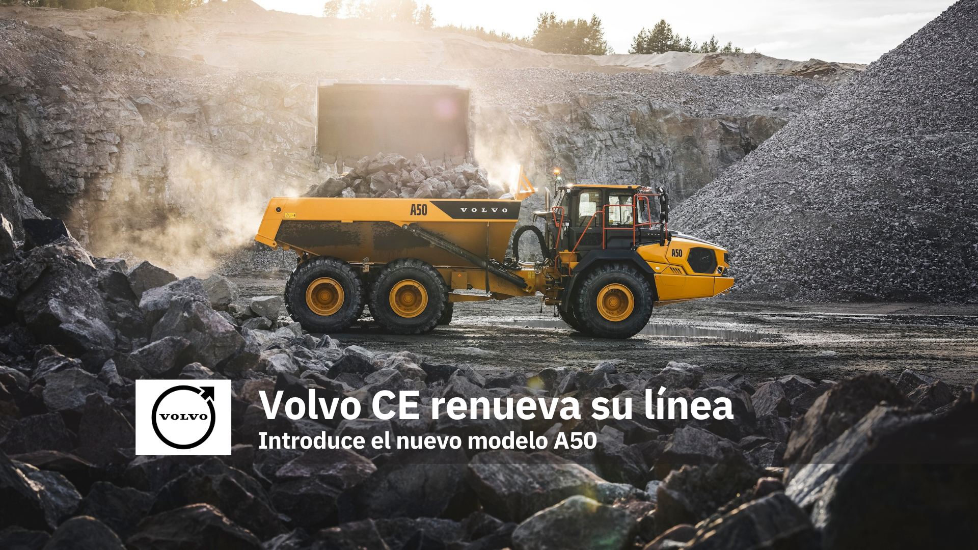 Volvo CE renueva su línea de dumpers articulados e introduce el nuevo modelo A50