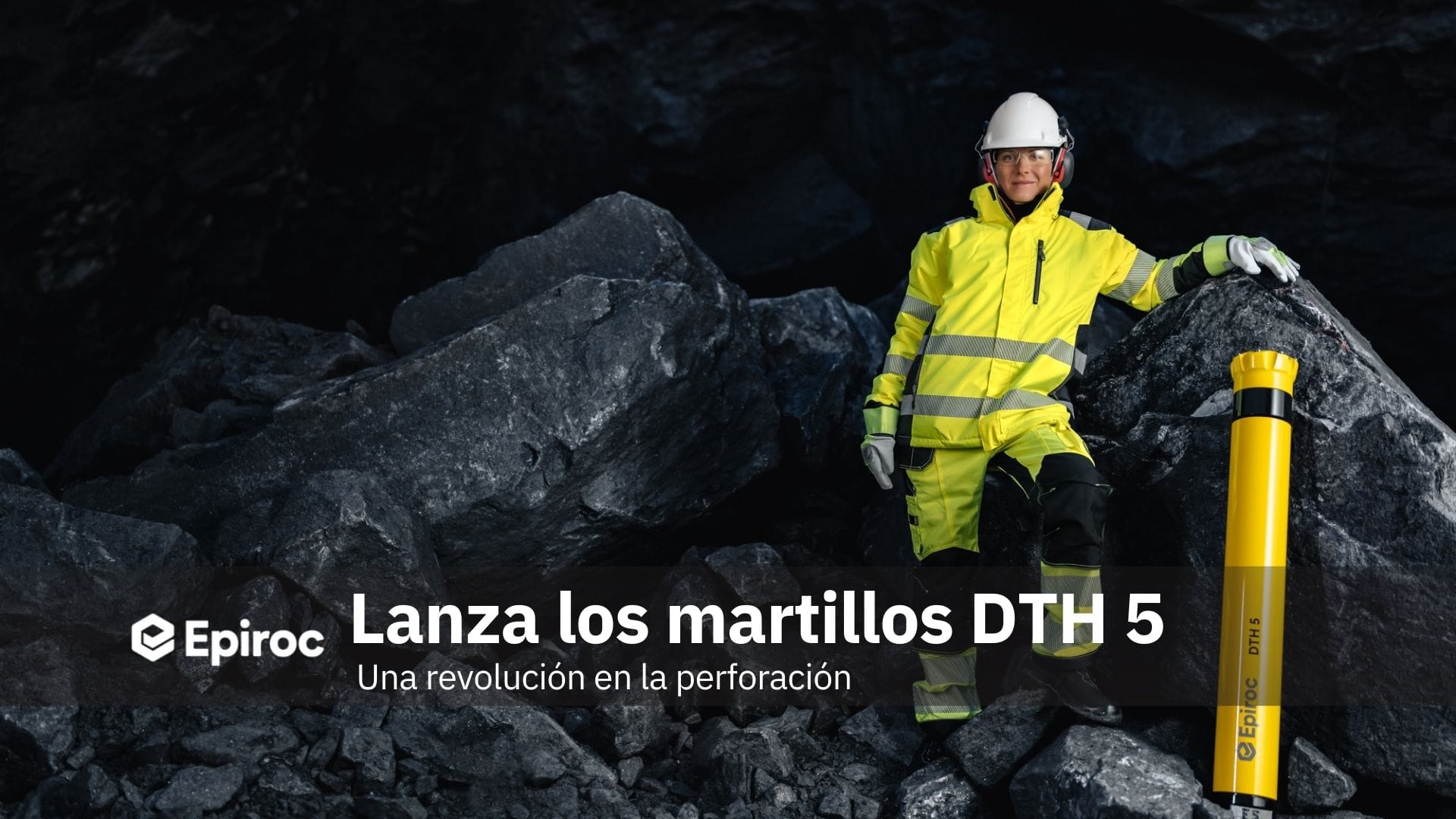 Epiroc lanza los martillos DTH 5: una revolución en la perforación