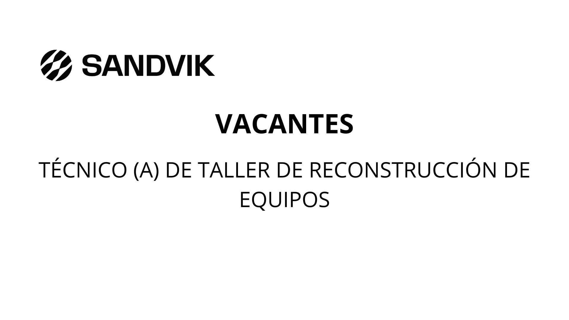 Oportunidad Laboral Sandvik