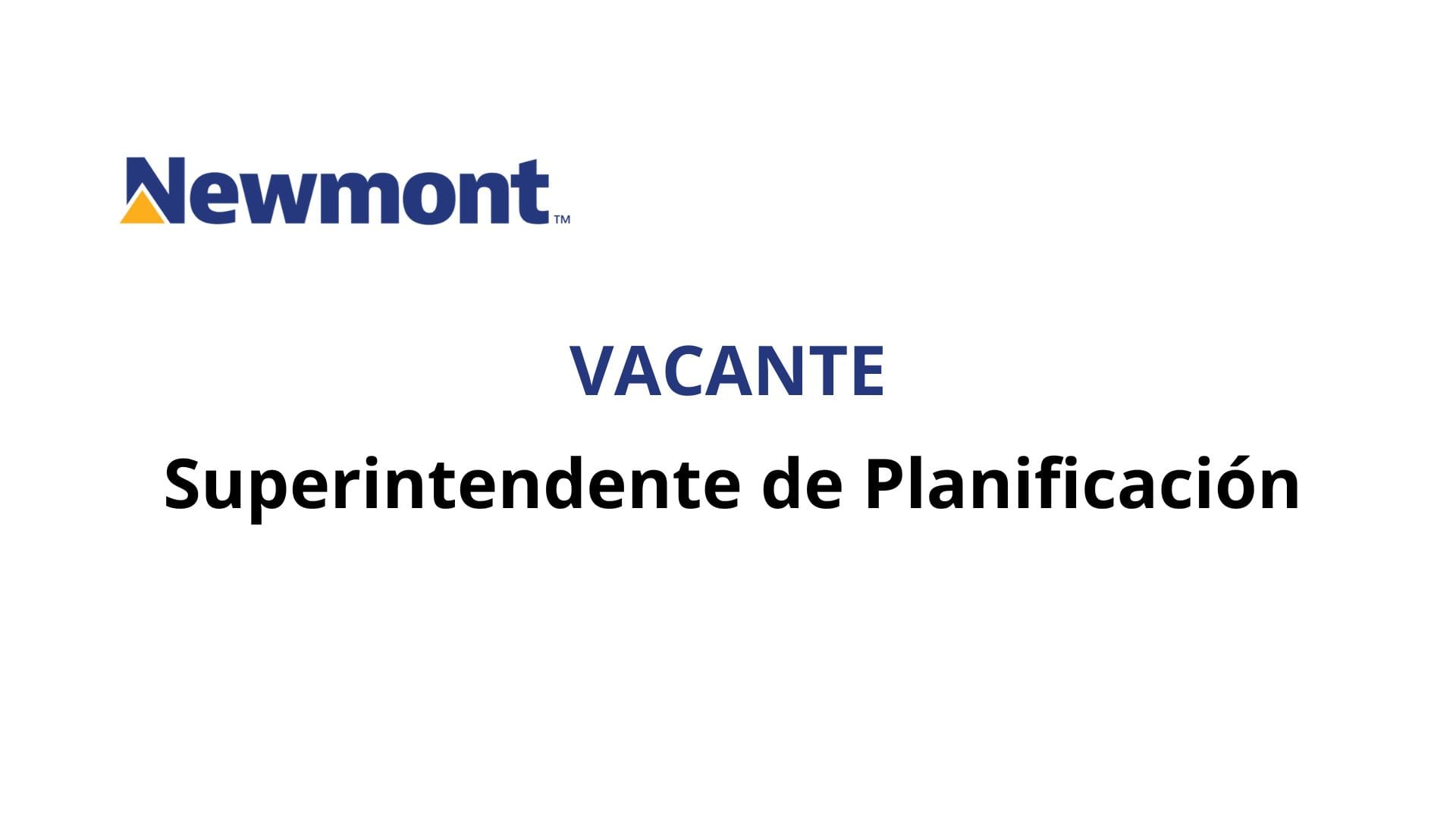 Oportunidad Laboral Newmont