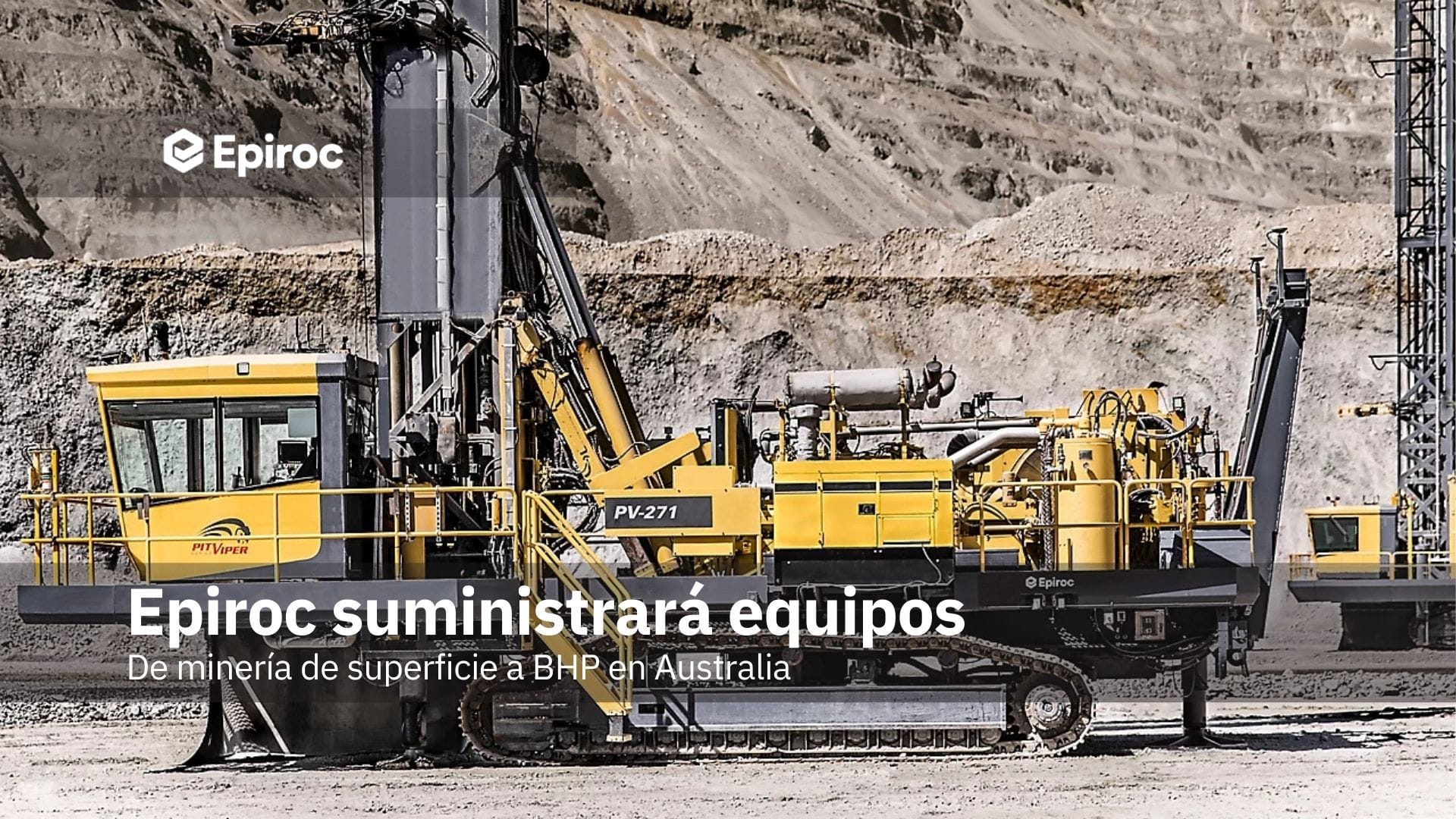 Epiroc suministrará equipos autónomos de minería de superficie a BHP en Australia