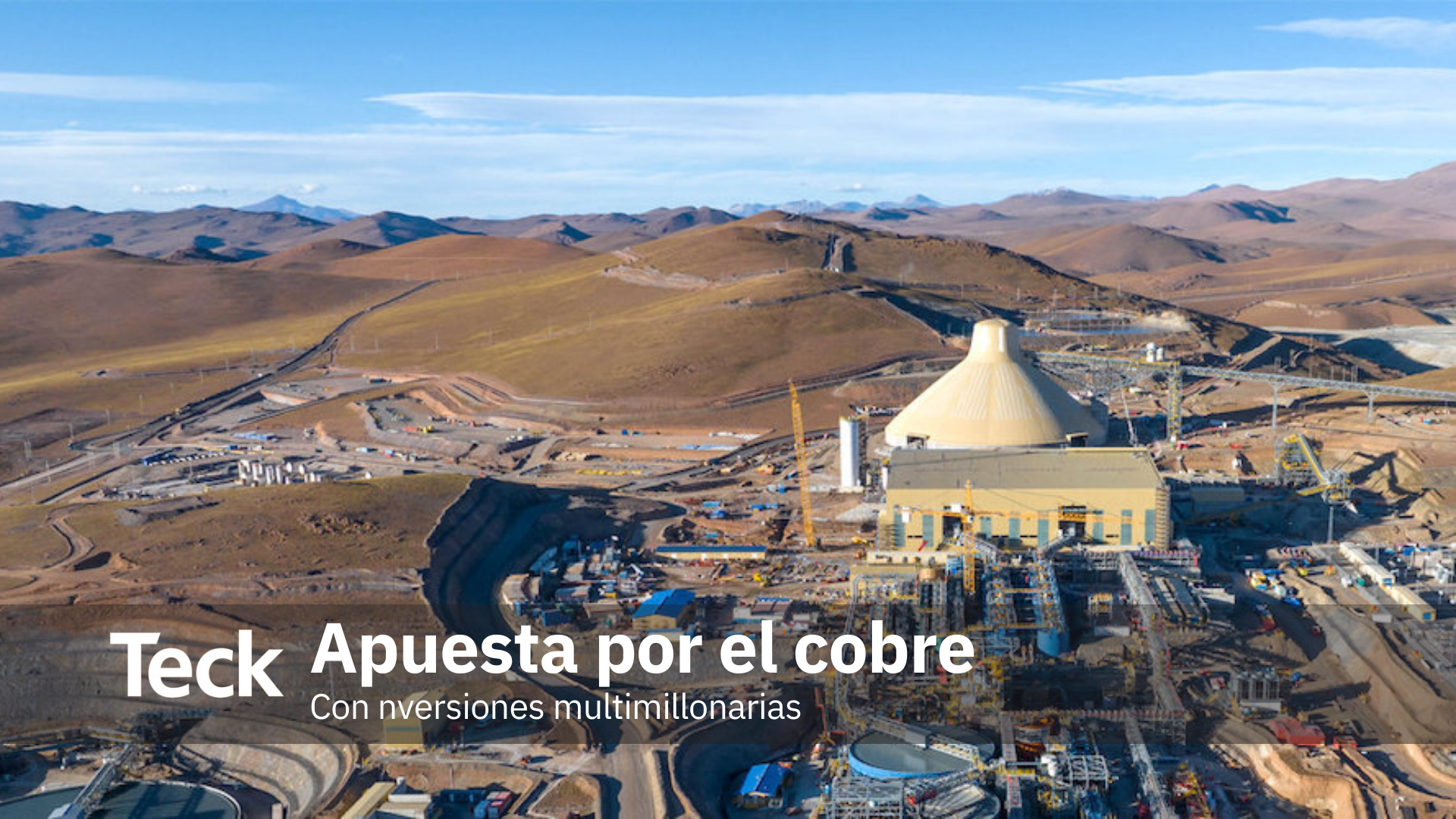 Teck Resources apuesta por el cobre con inversiones multimillonarias