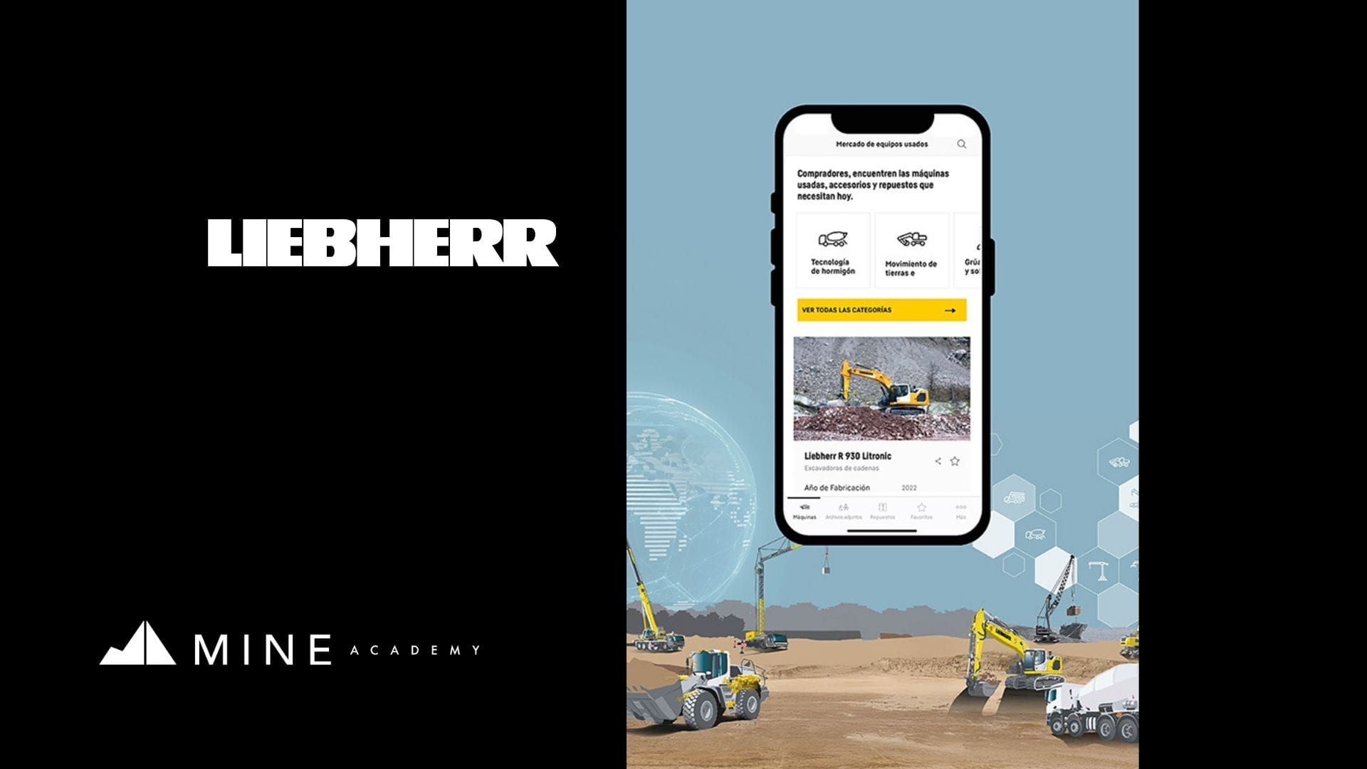 Conoce el Used Equipment Marketplace de  Liebherr.