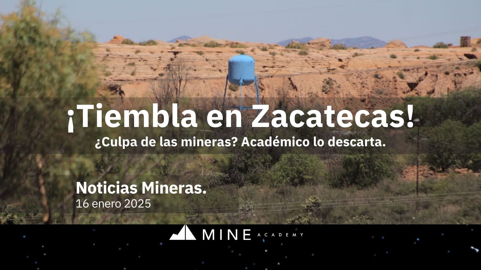 Noticias mineras 16 de enero, presentadas por Epiroc.