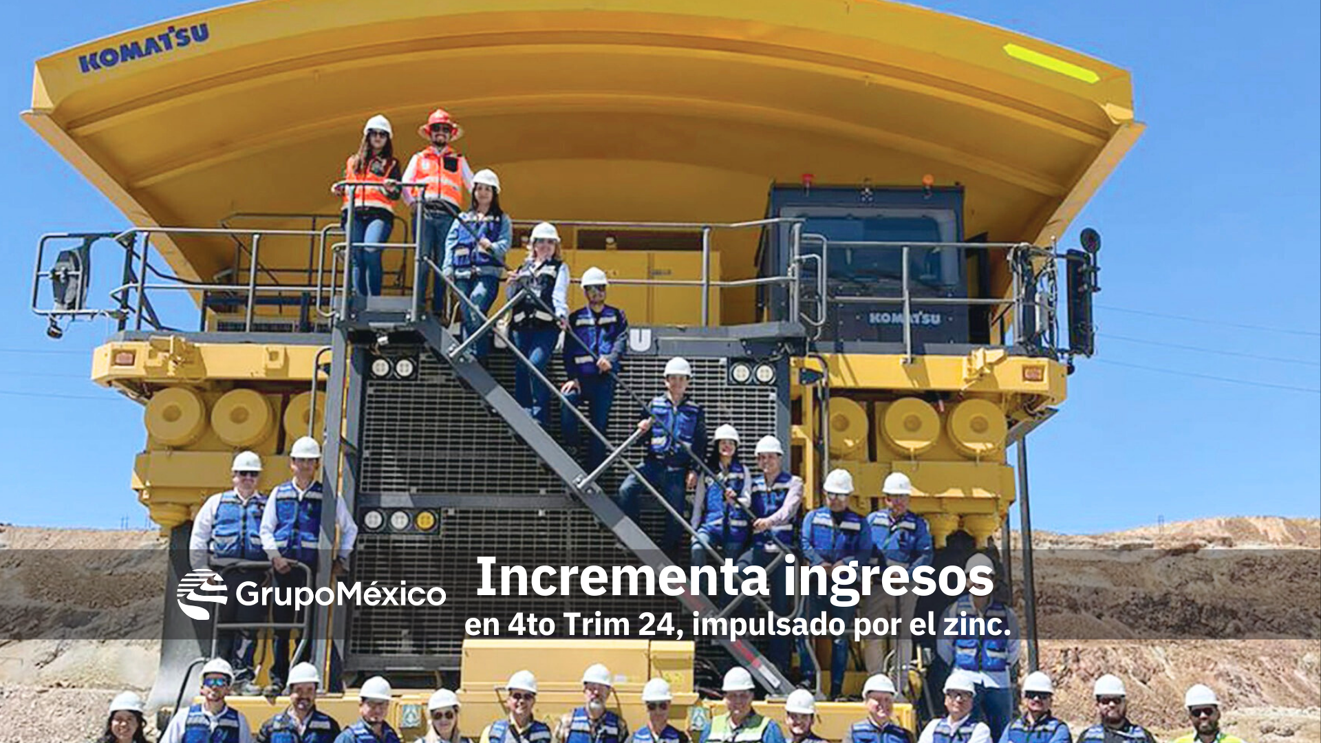 Grupo México incrementa ingresos en el cuarto trimestre de 2024, impulsado por el zinc