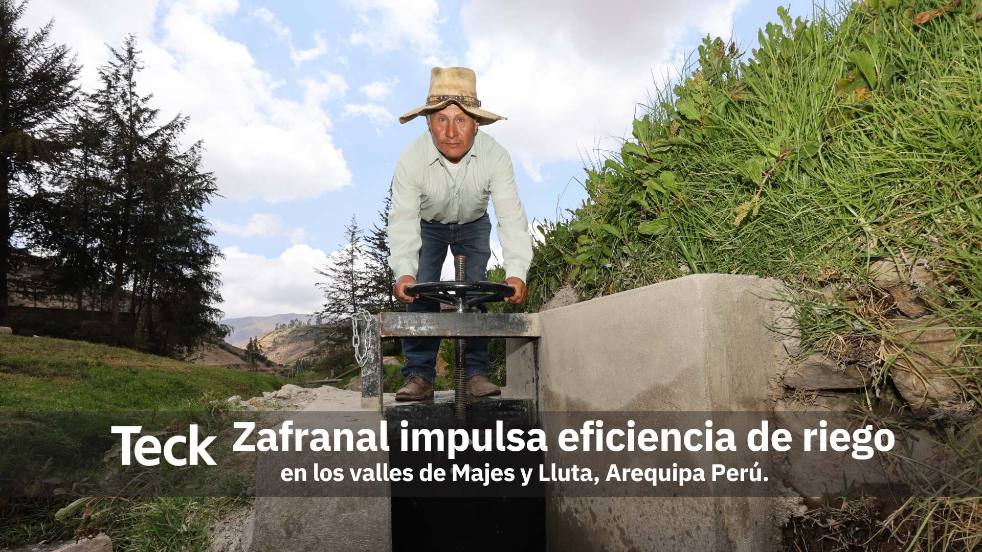 Proyecto Zafranal impulsa la eficiencia de riego en los valles de Majes y Lluta