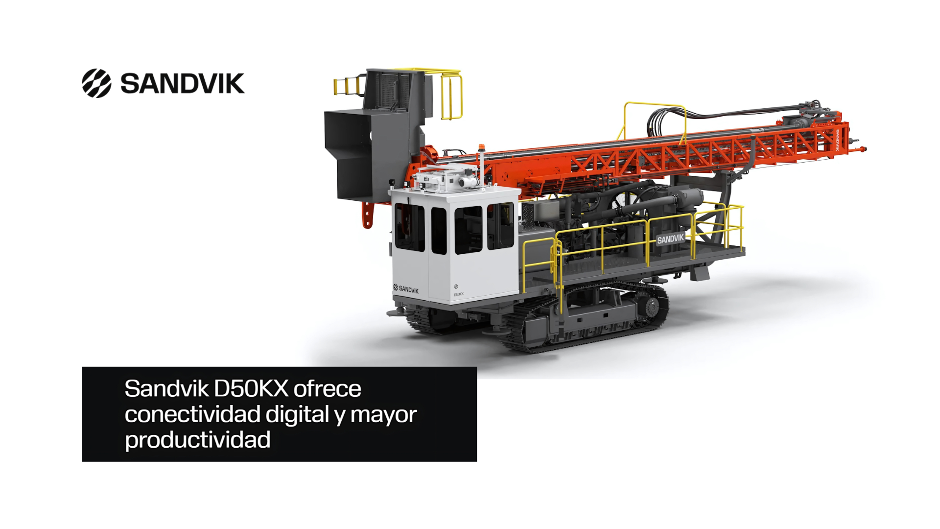 Sandvik D50KX ofrece conectividad digital y mayor productividad