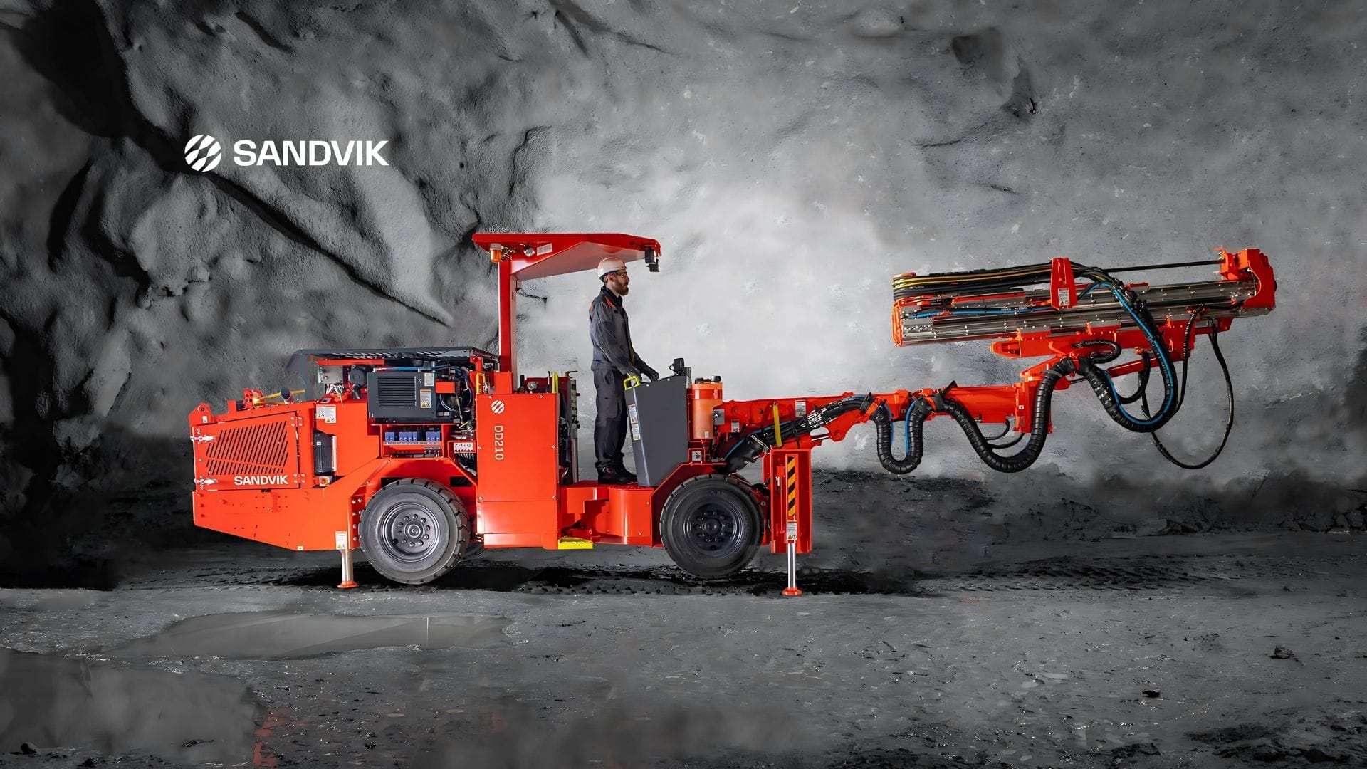 Sandvik presenta mejoras de rendimiento para la perforación de desarrollo de vetas estrechas con el DD210