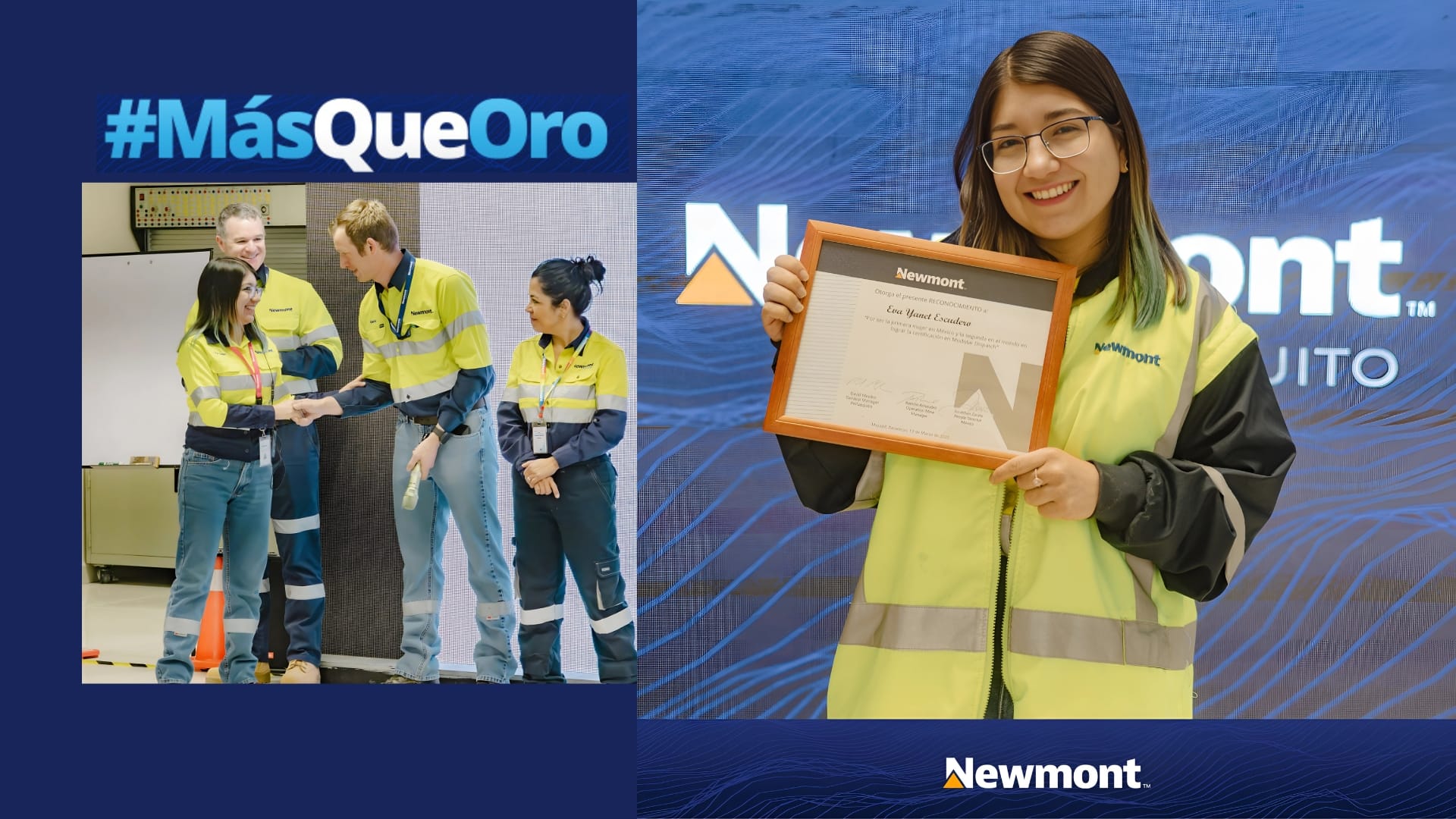 Newmont Peñasquito reconoce la excelencia de su equipo