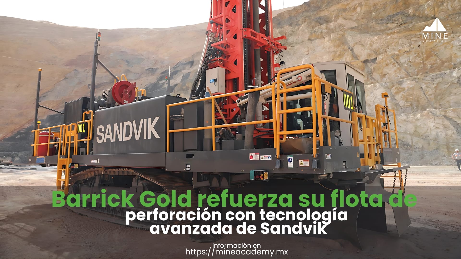 Barrick Gold refuerza su flota de perforación en Porgera con tecnología avanzada de Sandvik