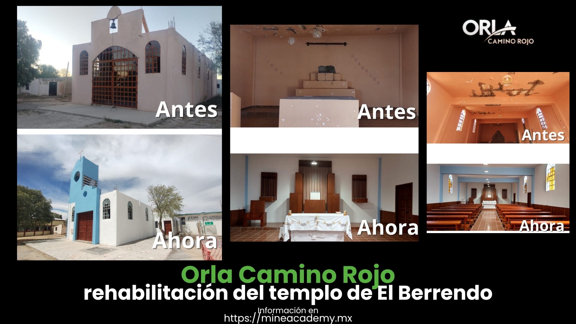Orla Camino Rojo impulsa la rehabilitación del templo de El Berrendo