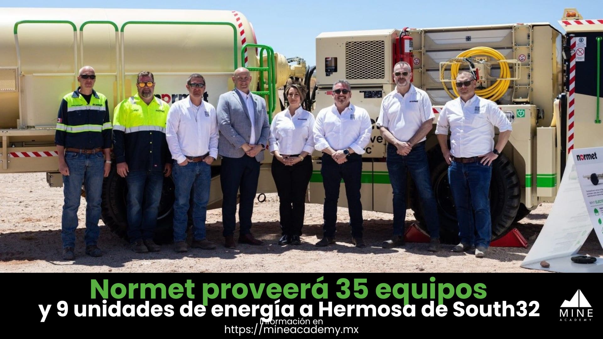 Normet suministrará flota de equipos auxiliares subterráneos para el proyecto Hermosa de South32 en Arizona