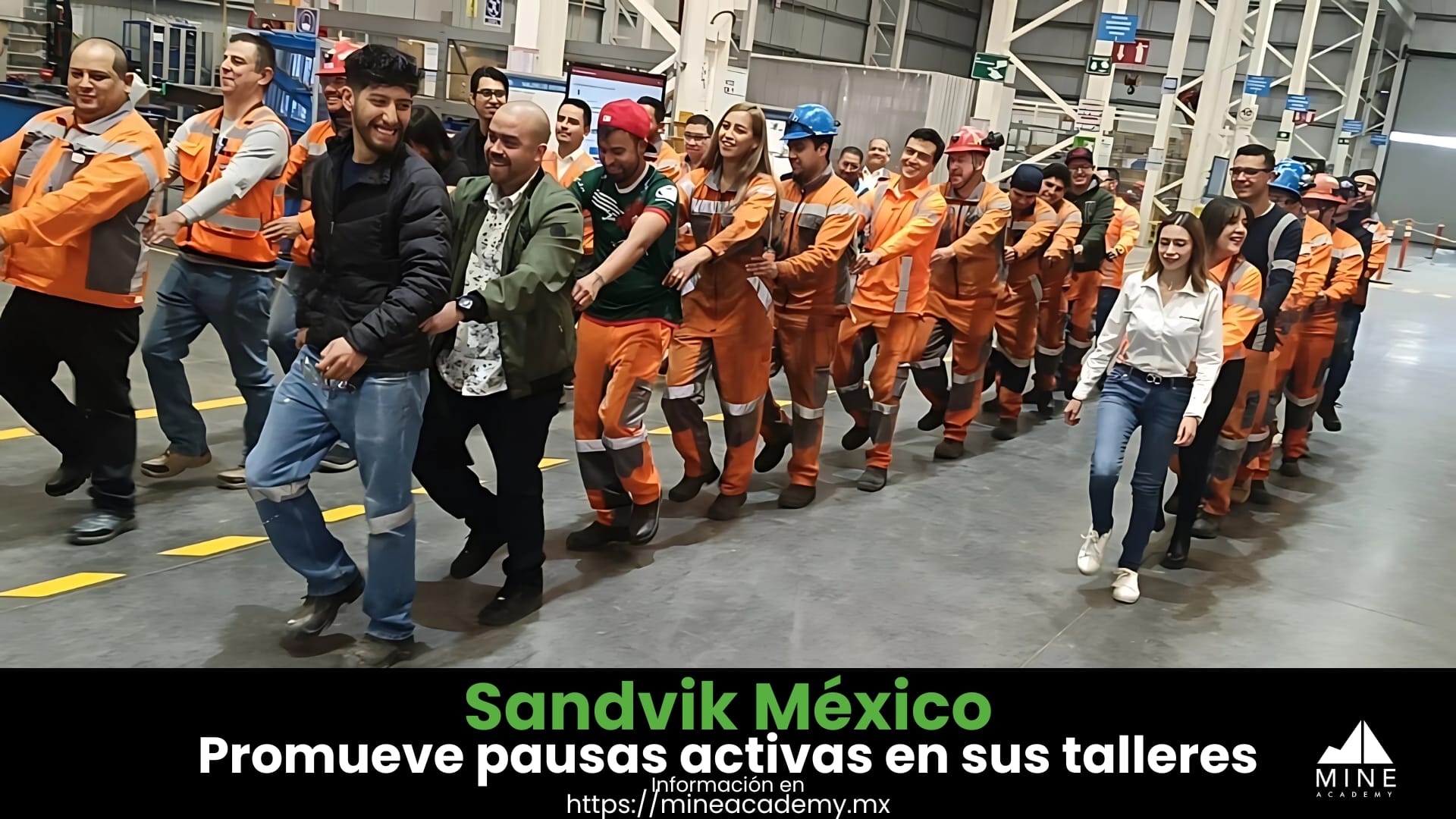 Sandvik México promueve pausas activas en el marco del Día Mundial de la Seguridad y la Salud en el Trabajo