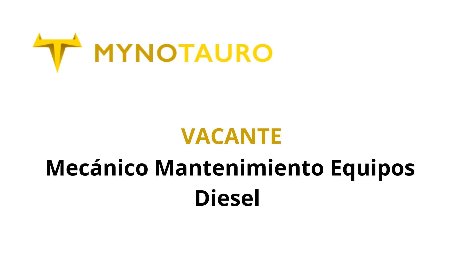 Oportunidad Laboral MYNOTAURO