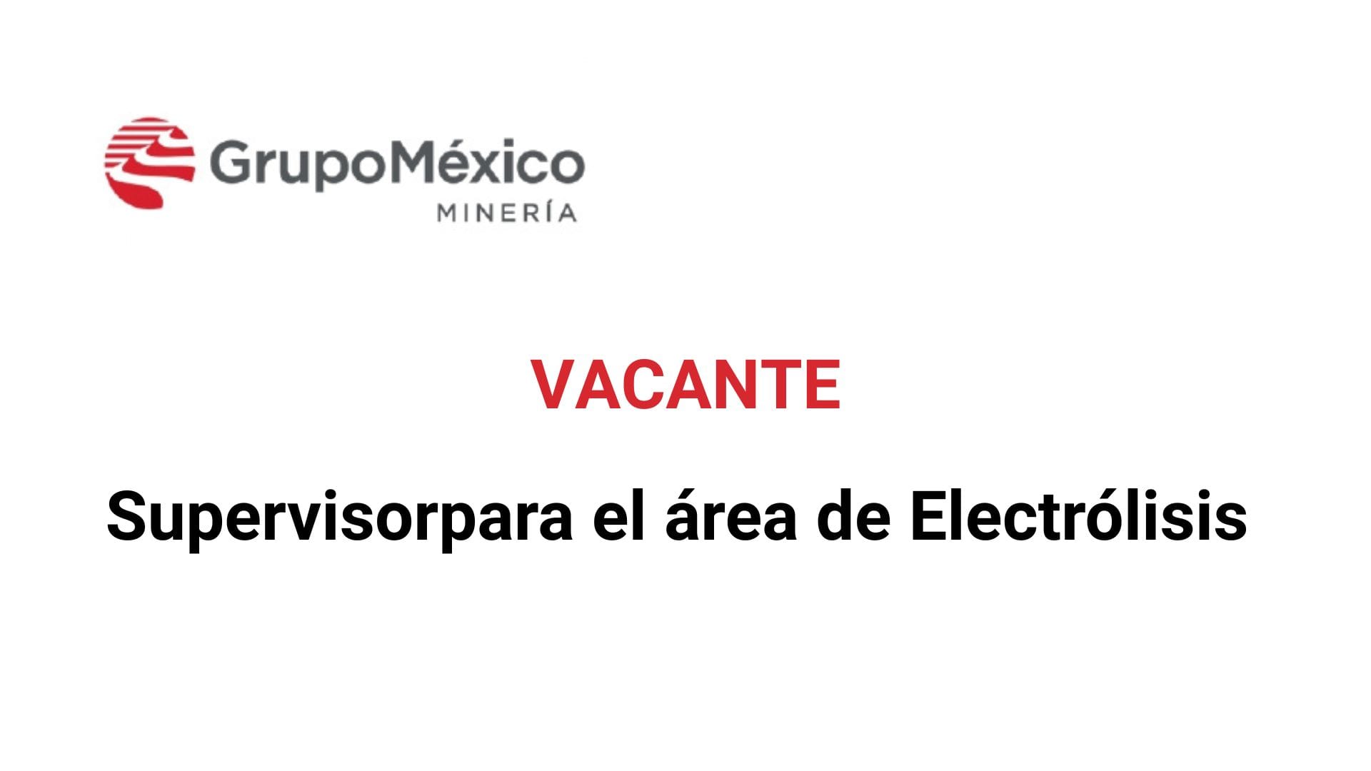 Oportunidad Laboral Grupo México