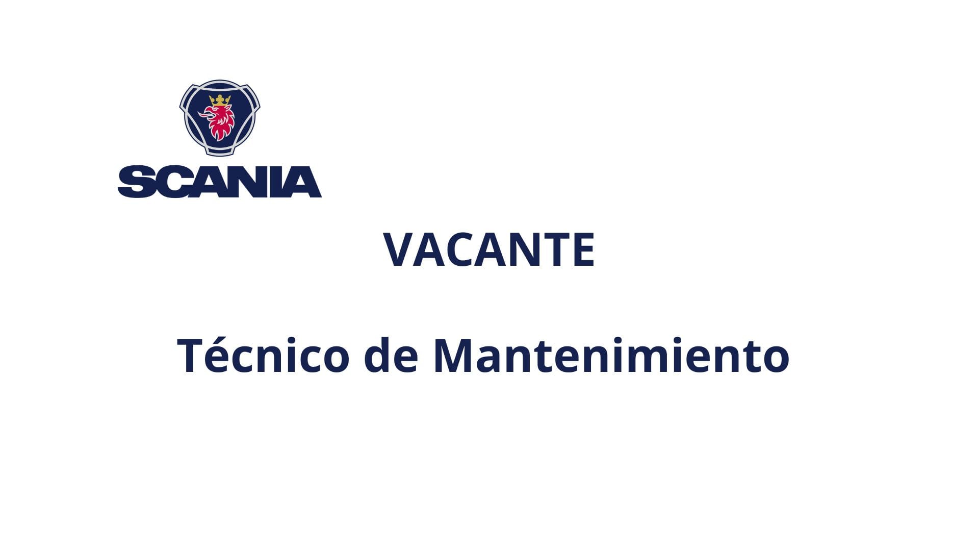 Oportunidad Laboral Sacnia