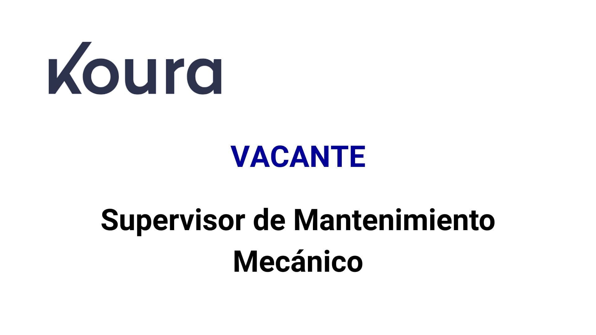 Oportunidad Laboral Koura