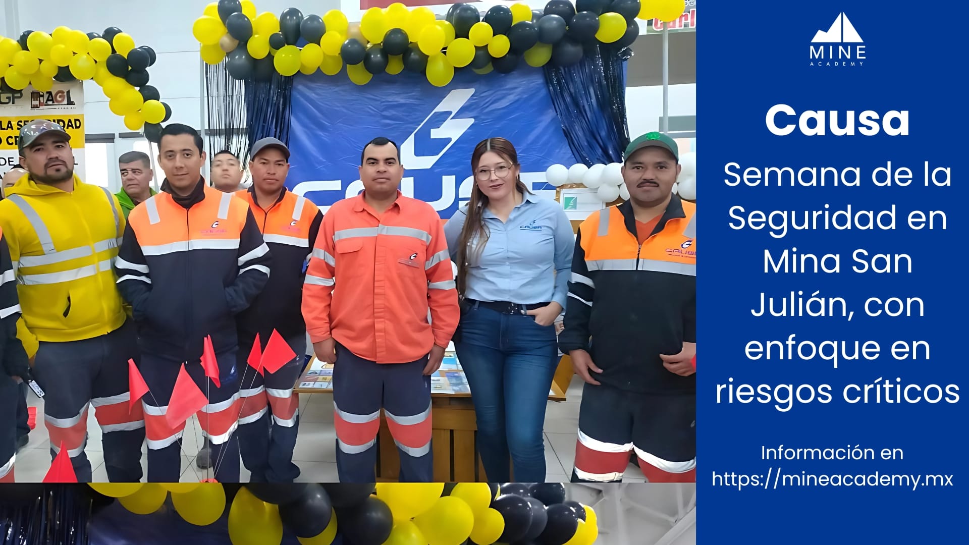 CAUSA participa en la Semana de la Seguridad en Mina San Julián, con enfoque en riesgos críticos