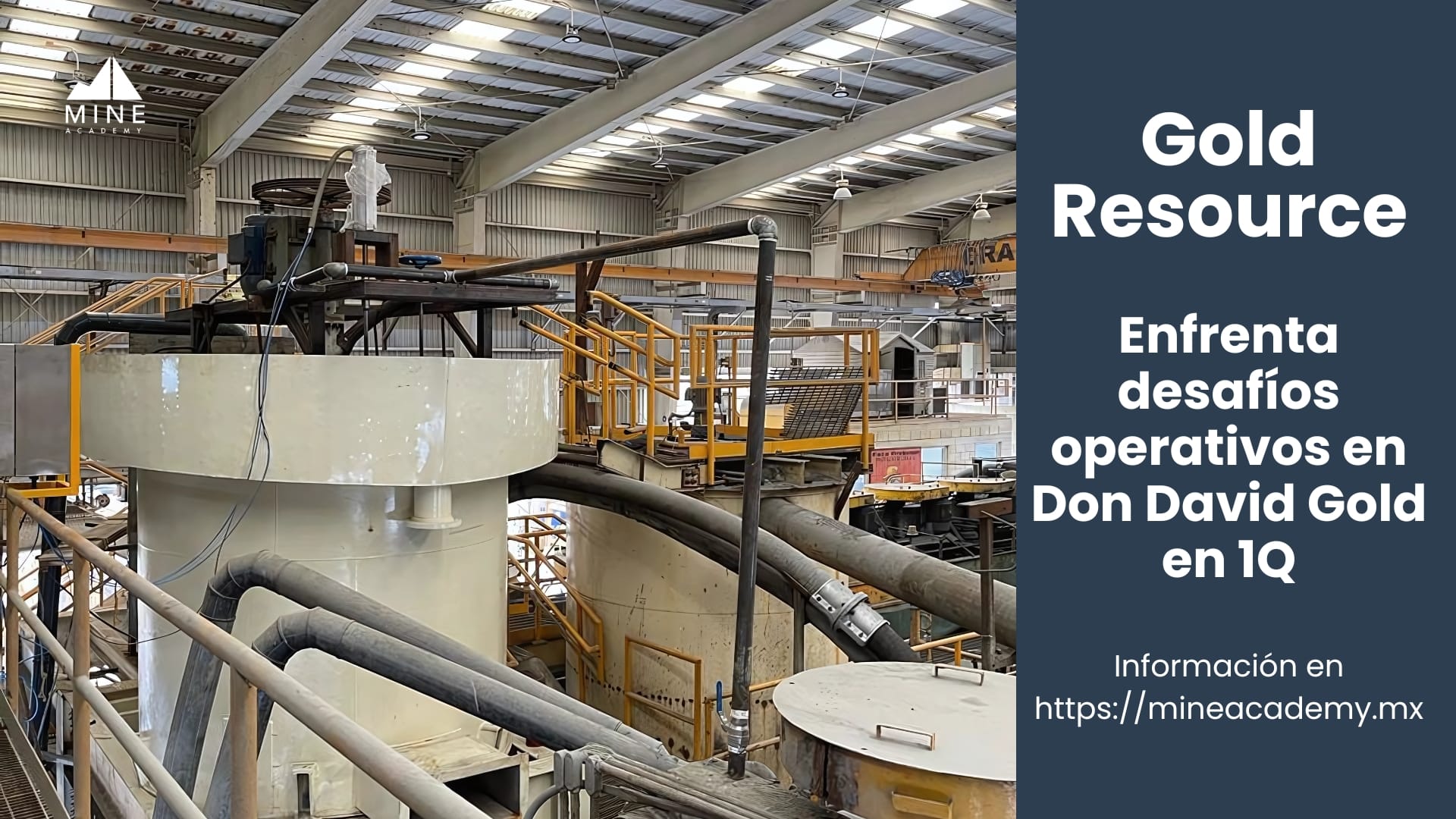 Gold Resource Corporation enfrenta desafíos operativos en Don David durante el primer trimestre de 2025