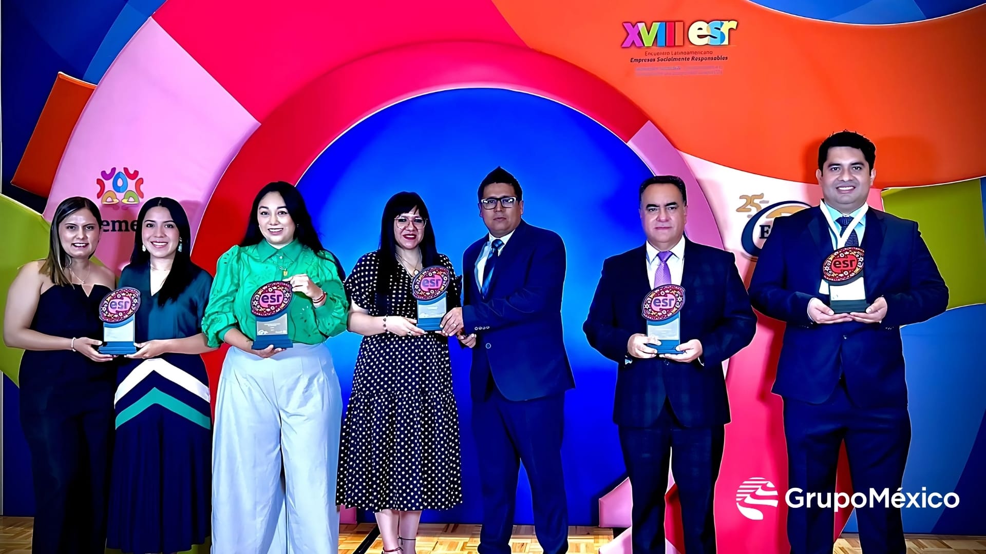 Recibe Grupo México División Infraestructura por noveno año consecutivo el Distintivo Empresa Socialmente Responsable