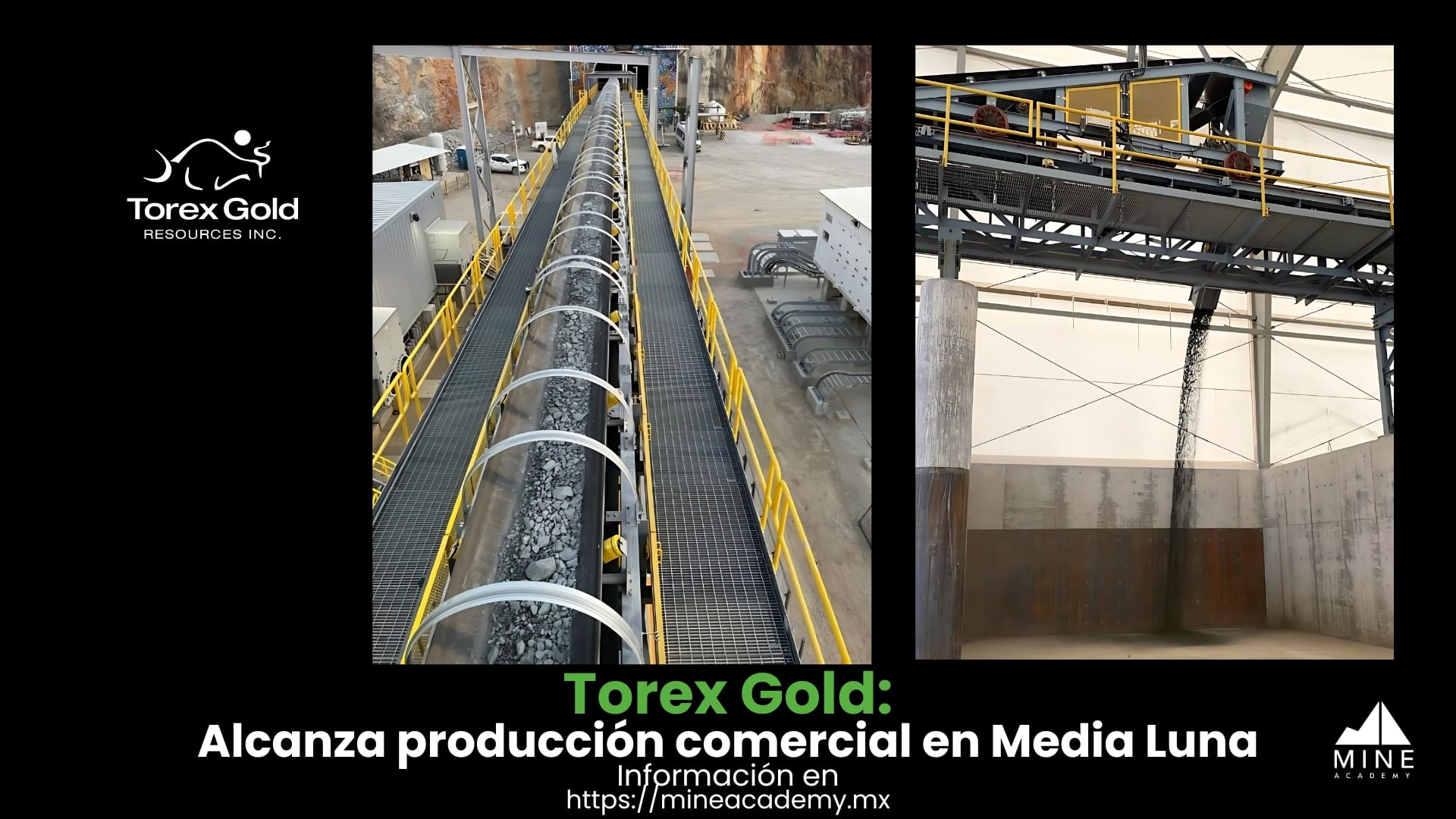 Torex Gold alcanza producción comercial en Media Luna