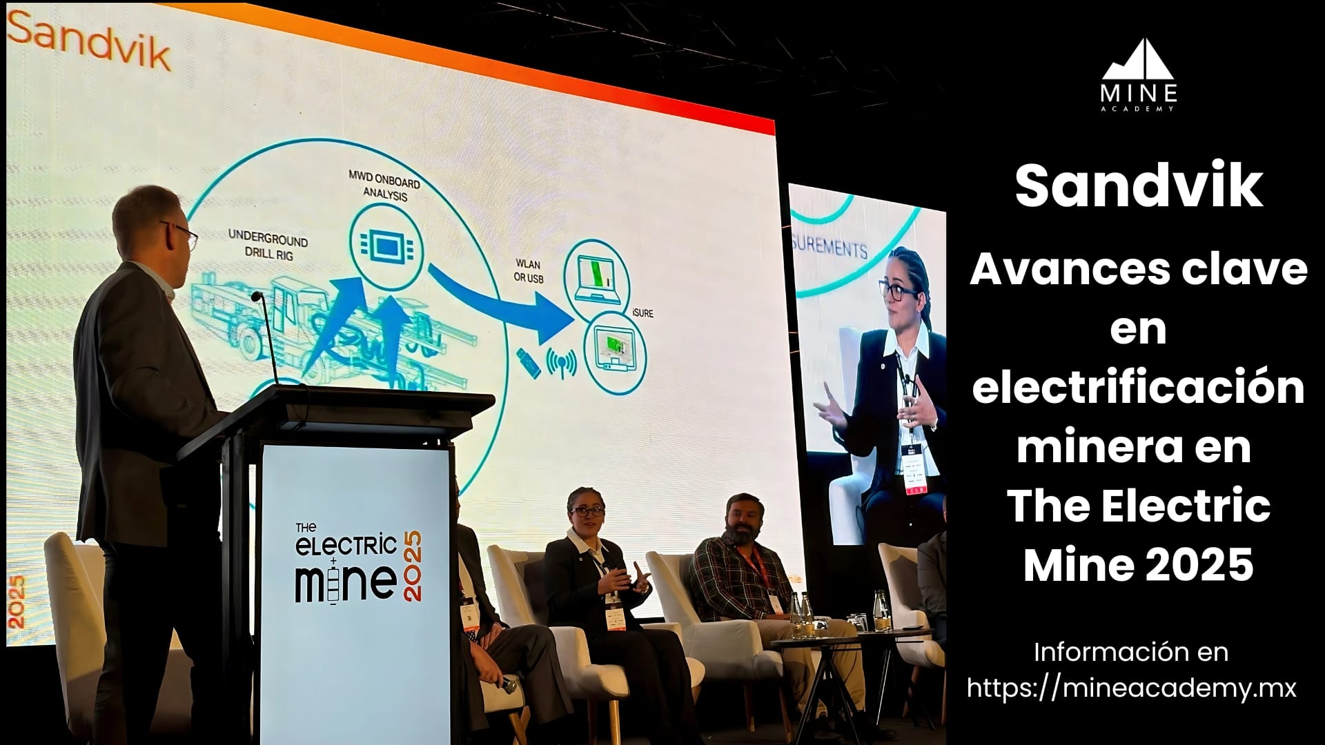 Sandvik comparte avances clave en electrificación minera en The Electric Mine 2025 en Santiago de Chile