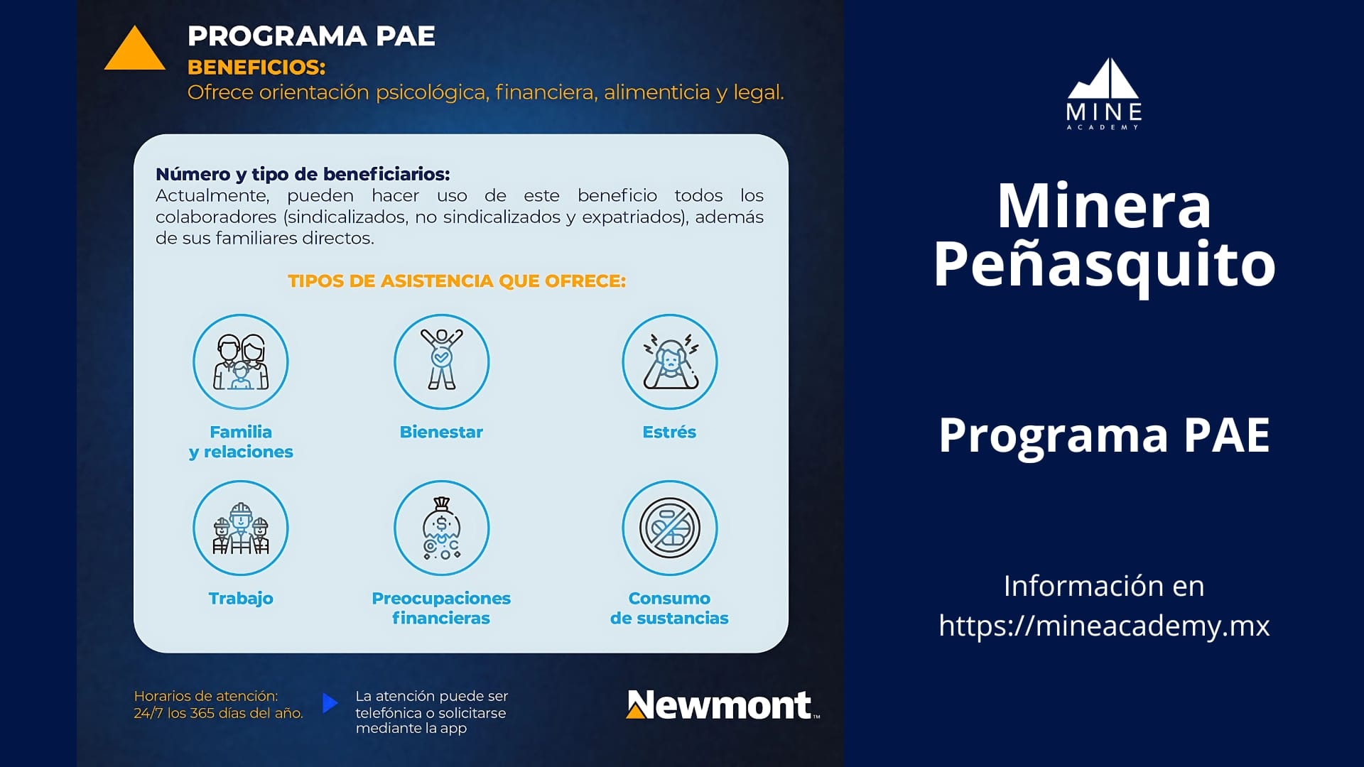 Newmont Peñasquito impulsa el bienestar integral de su personal a través del Programa PAE