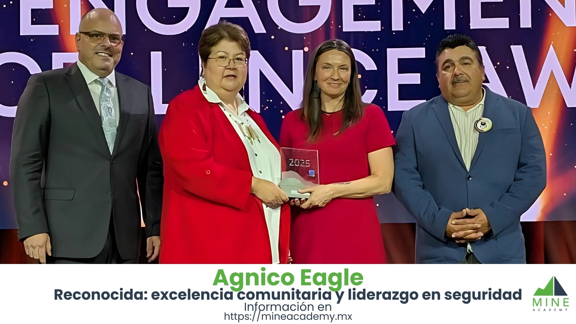 Agnico Eagle es reconocida por excelencia comunitaria y liderazgo en seguridad minera