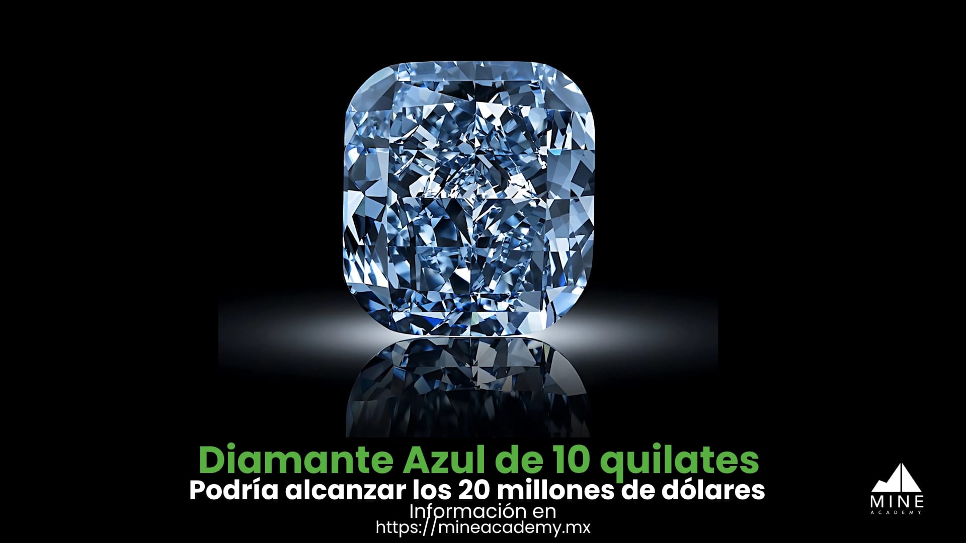 Diamante azul de 10 quilates podría alcanzar los 20 millones de dólares en Ginebra