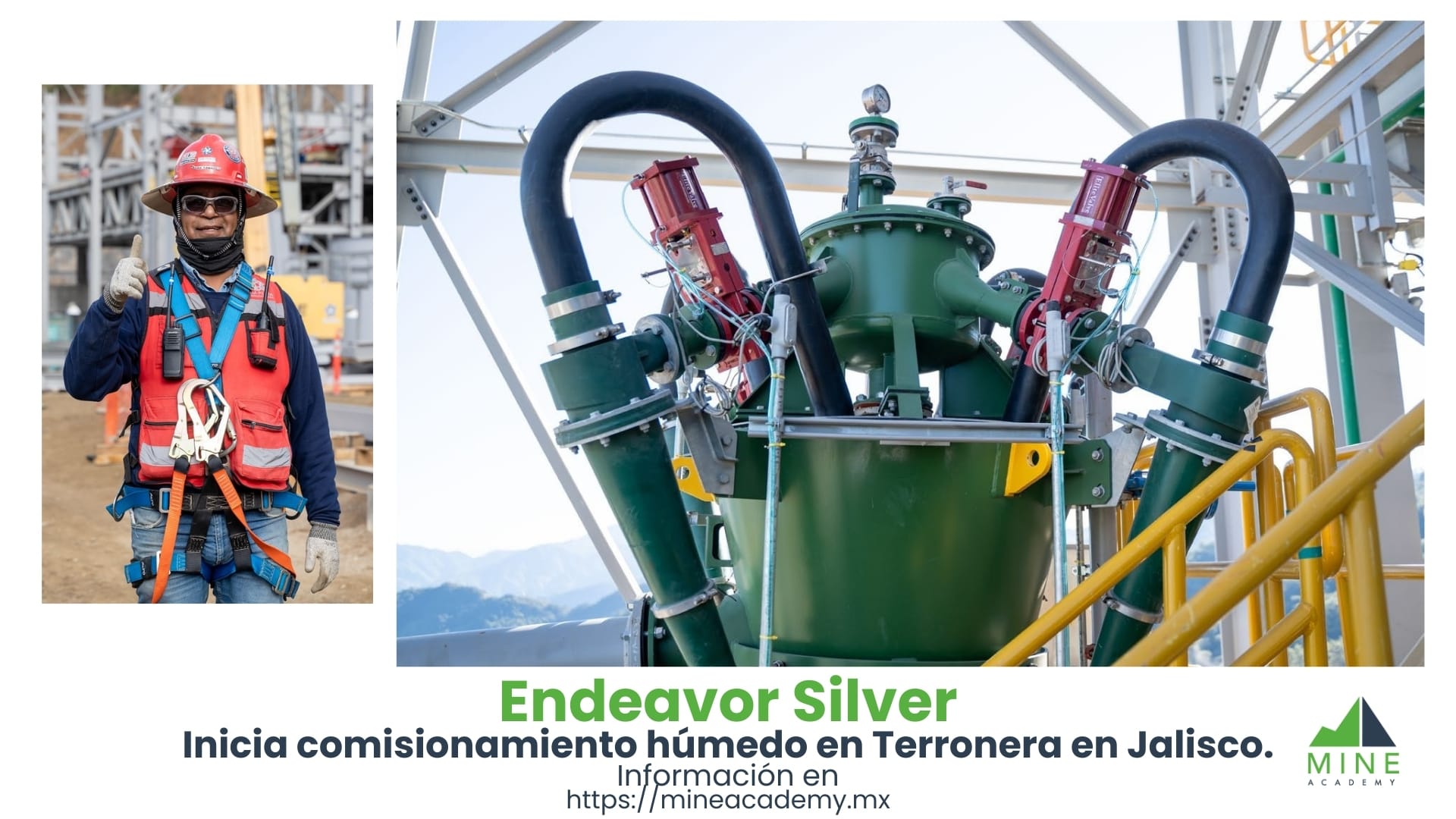 Endeavour Silver inicia comisionamiento húmedo en Terronera en Jalisco.