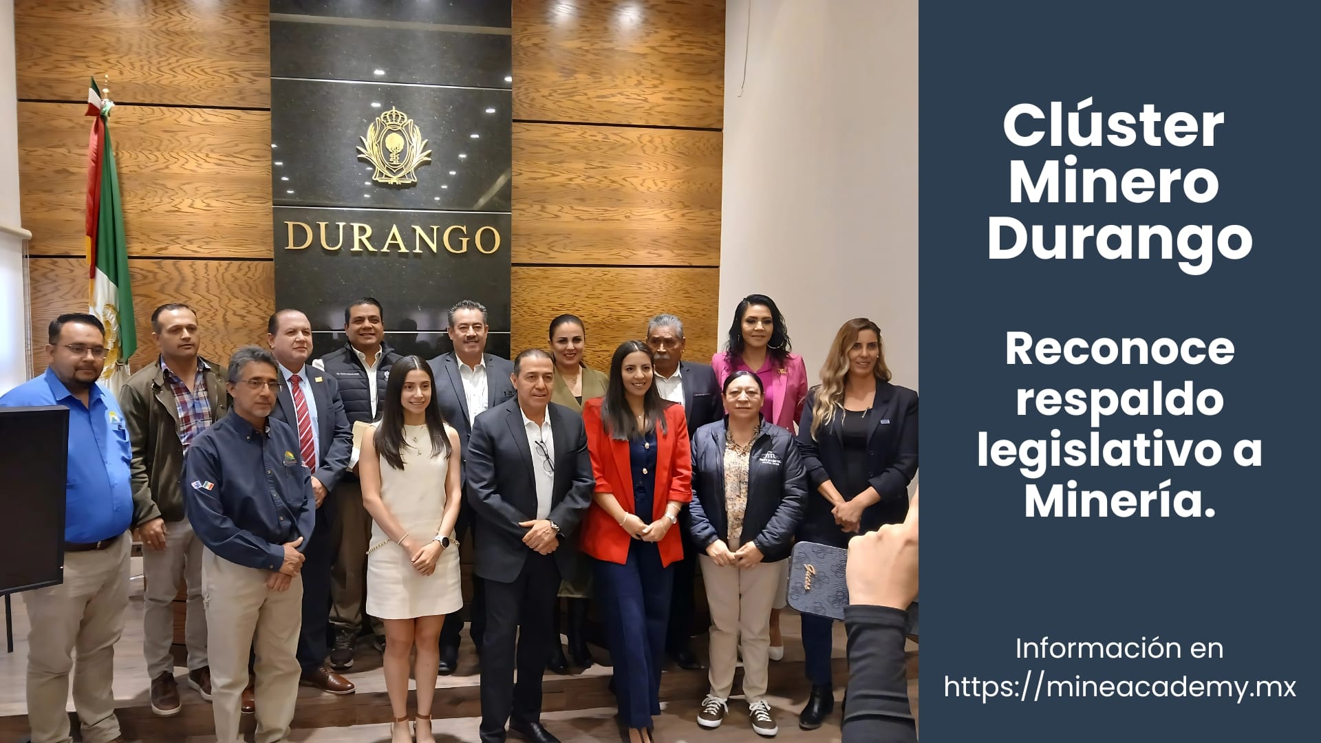 Clúster Minero de Durango reconoce respaldo legislativo al sector