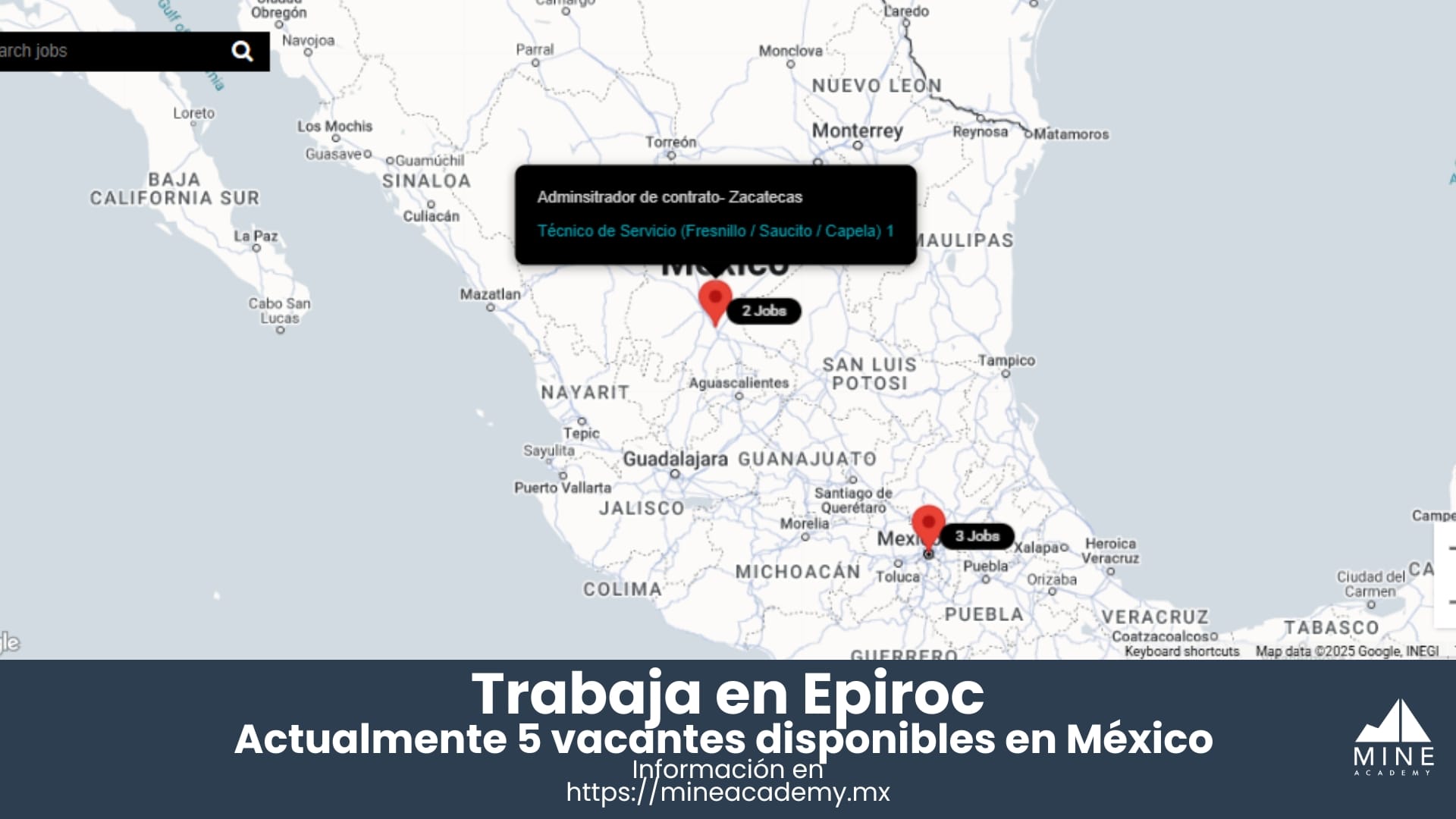 Trabaja en Epiroc, 5 vacantes disponibles en México.