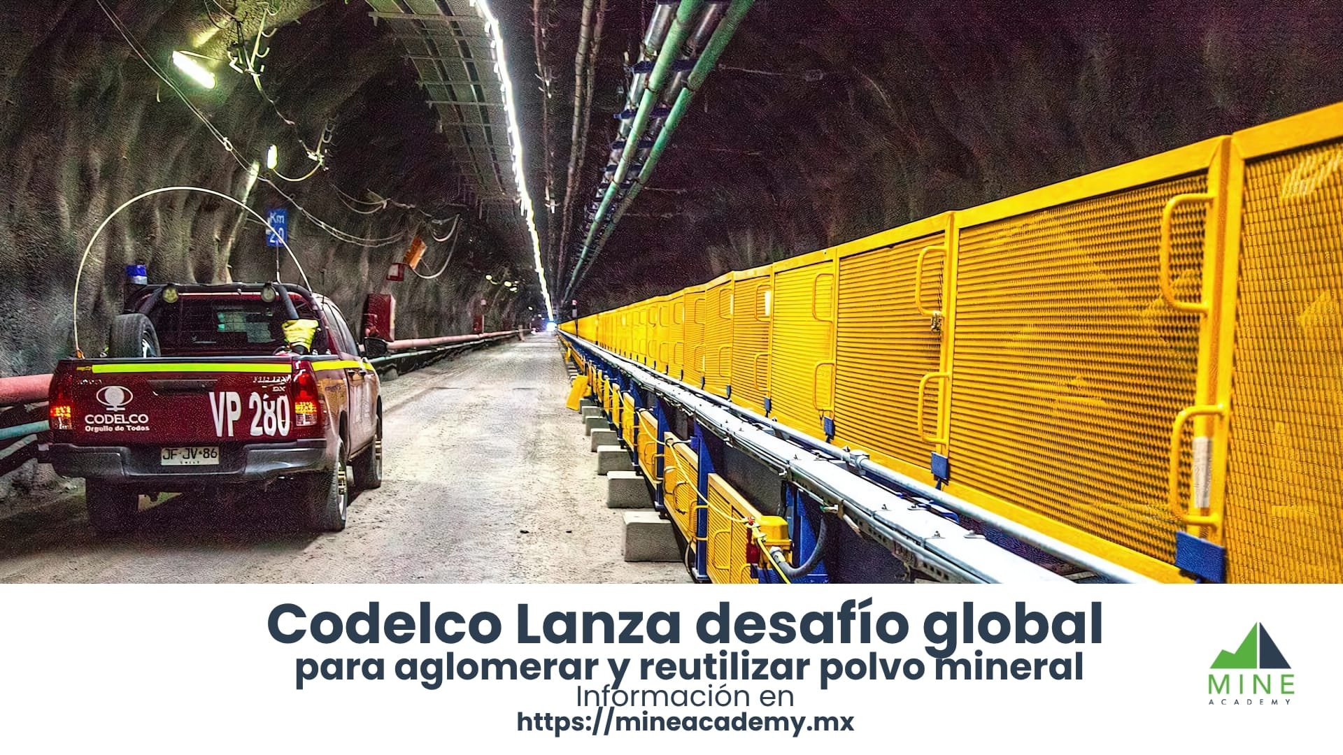 Codelco lanza desafío global para aglomerar y reutilizar polvo mineral